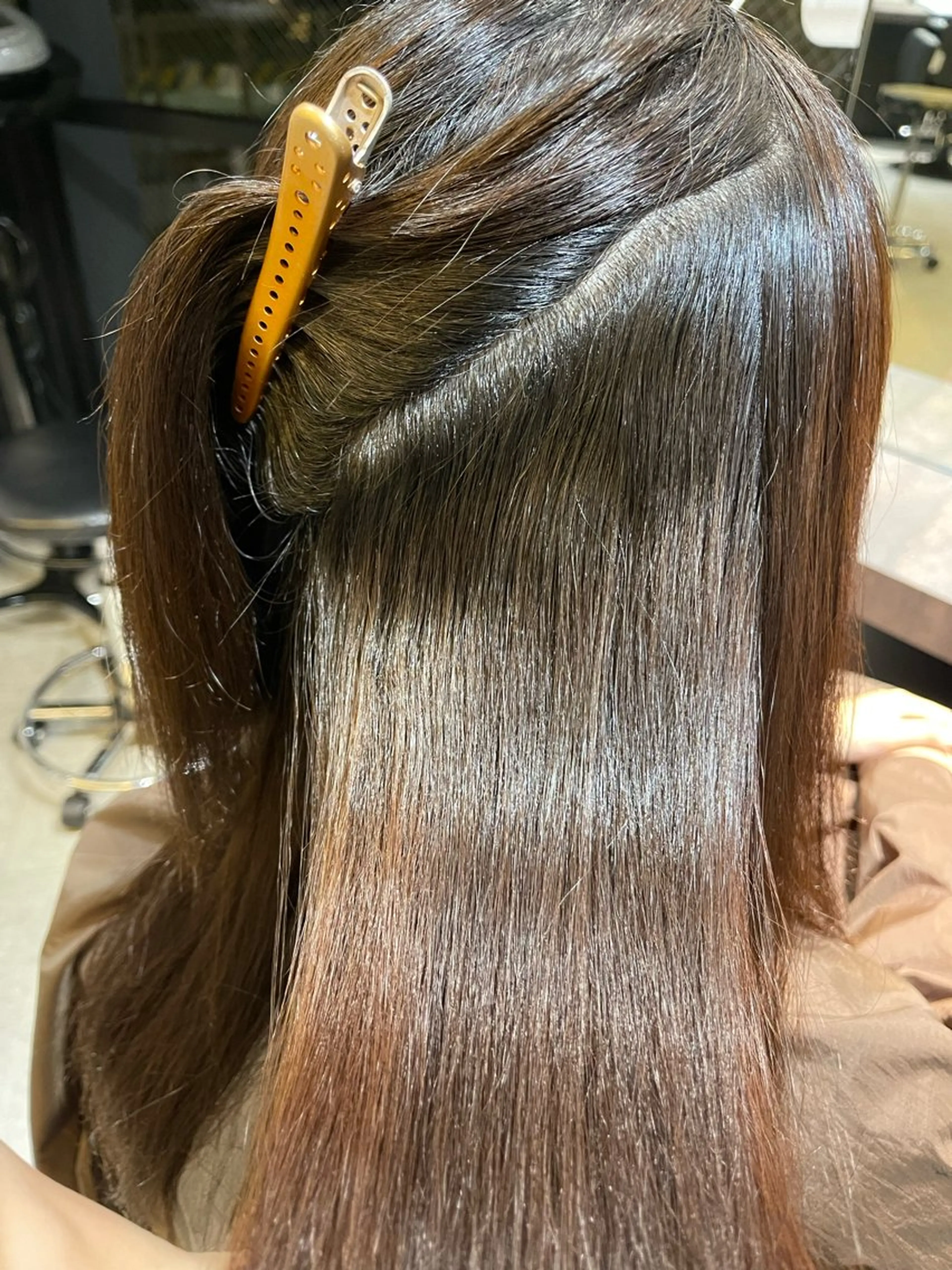 ミディアム 髪質改善 縮毛矯正 似合わせカット✂️ 🥀Ayane🥀のヘアスタイル