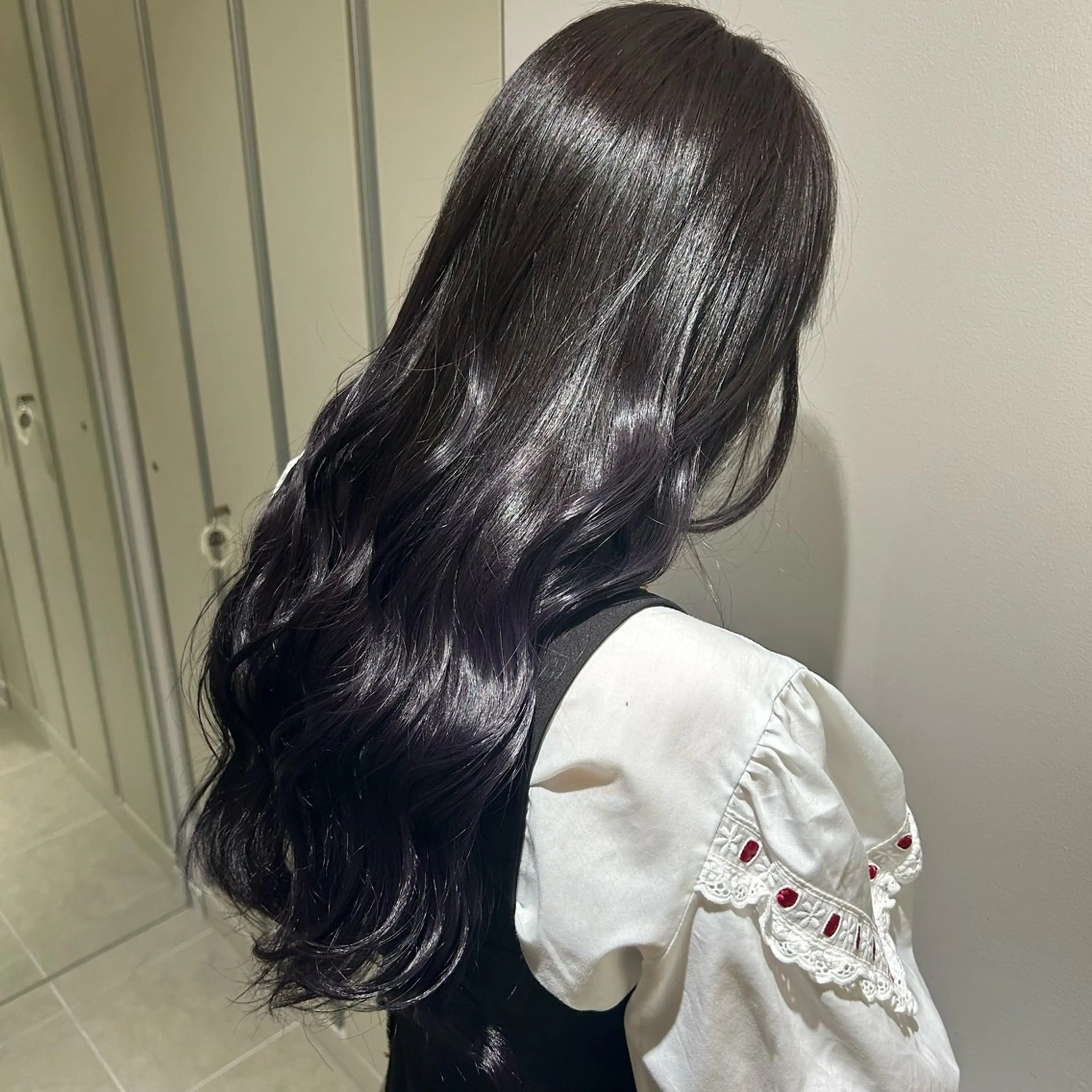 ロング カラー ラベンダーカラー JURI🎀 まつパ/マツエク🎀のマツエク・マツパデザイン