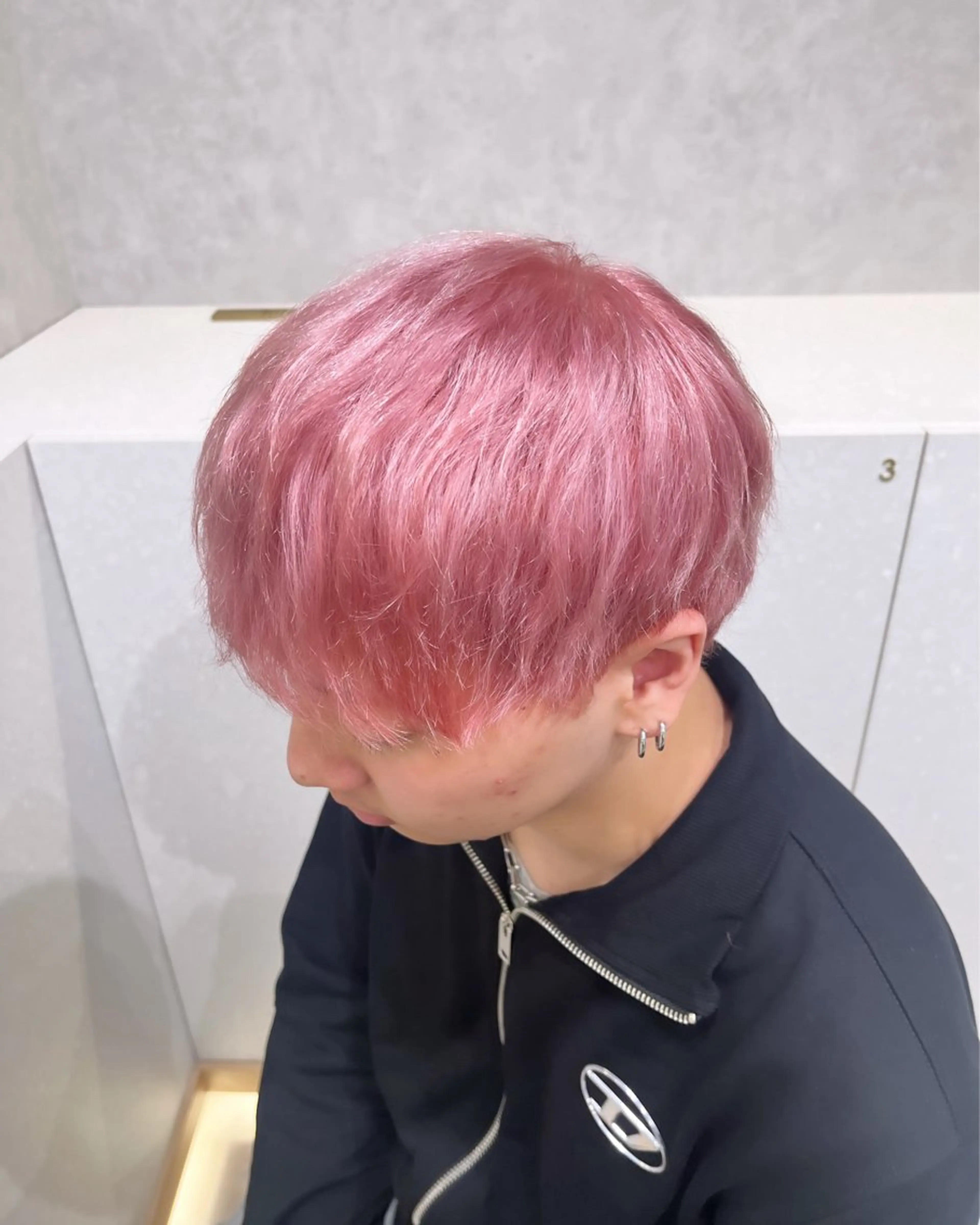 カラー メンズ 韓国レイヤー🇰🇷 顔周り/yui💞のヘアスタイル