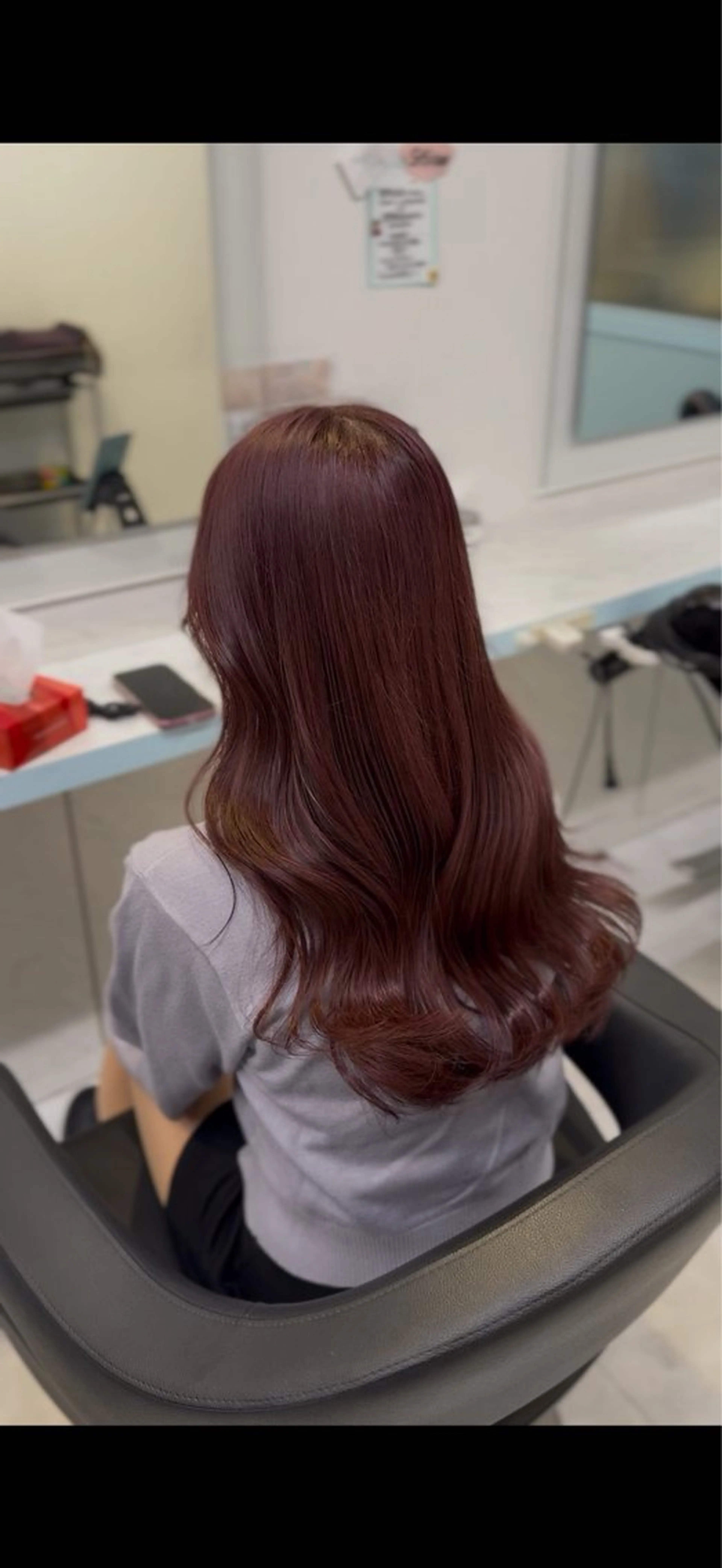 カラー ヘアカラー トリートメント ヘッドスパ ヘアセット 🇰🇷韓流暖色ヘア 🍒saaya🍒のヘアスタイル