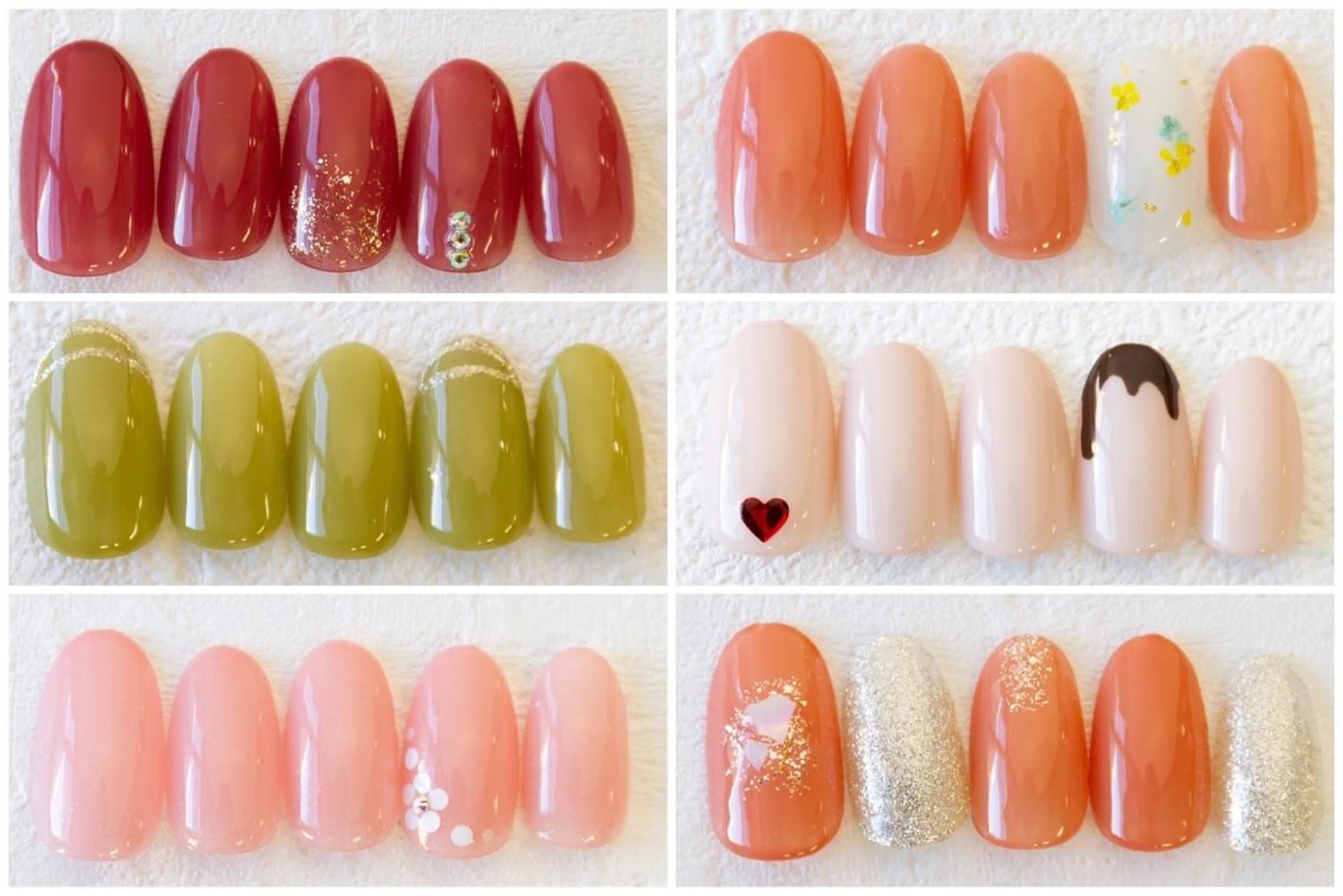 ネイル シンプルネイル クレアラルーチェ 広島店のネイルデザイン