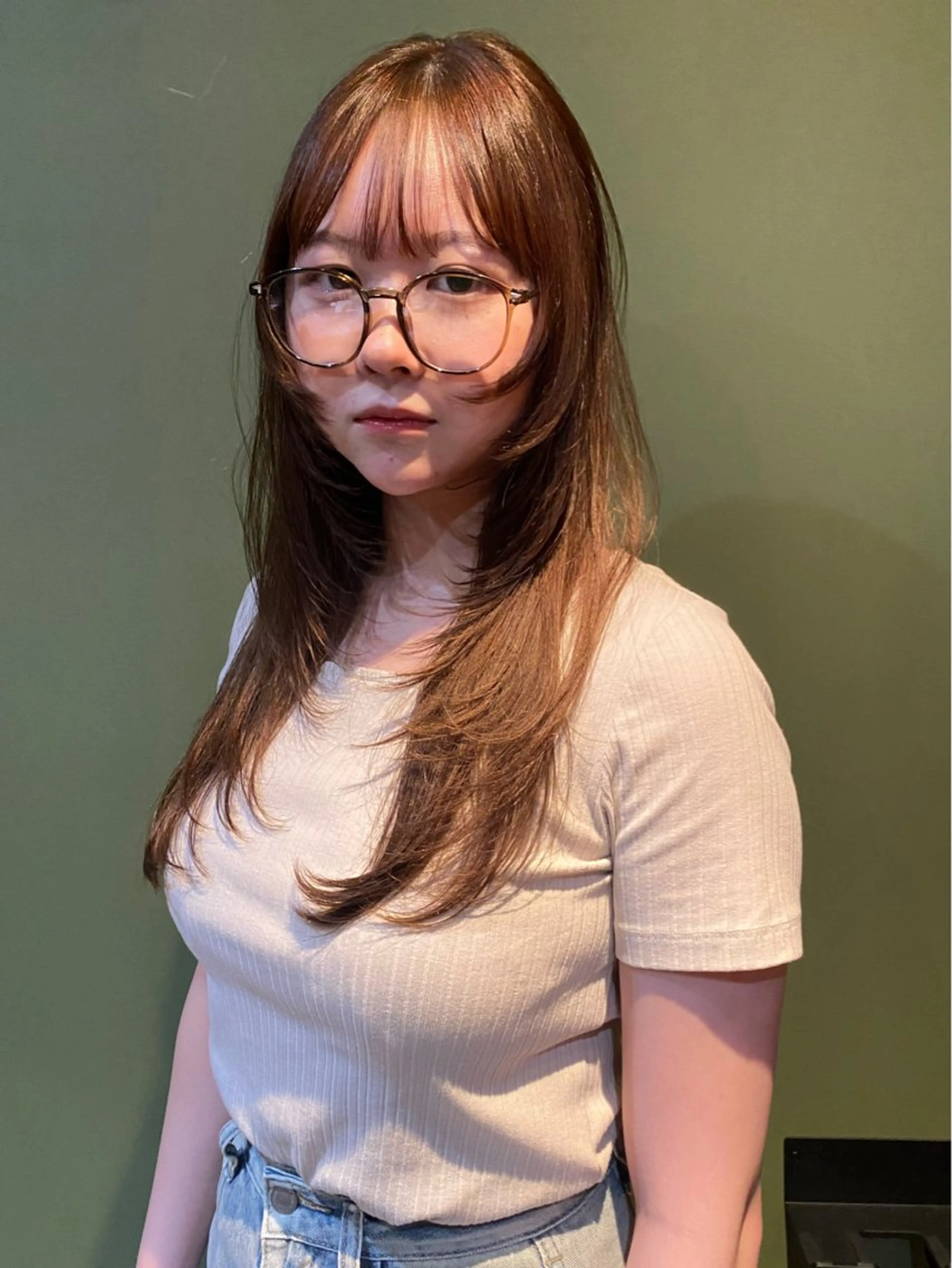 ロング カラー パーマ ロング カット ヘアカラー 縮毛矯正 トリートメント mai / linoah˚✧のヘアスタイル