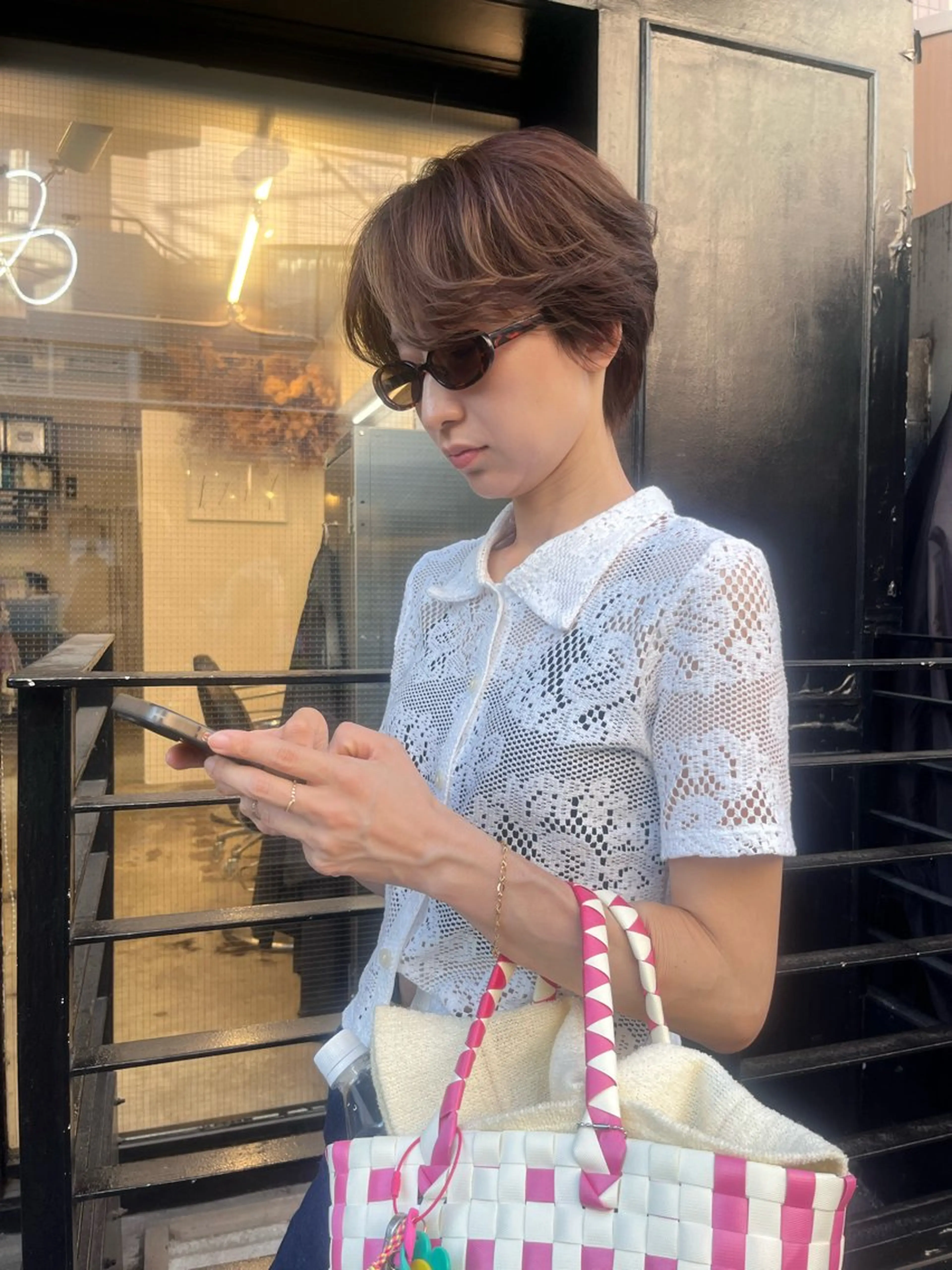 ショート カラー undercurrent (アンダーカレント)所属・Nakano Hajimeのヘアスタイル