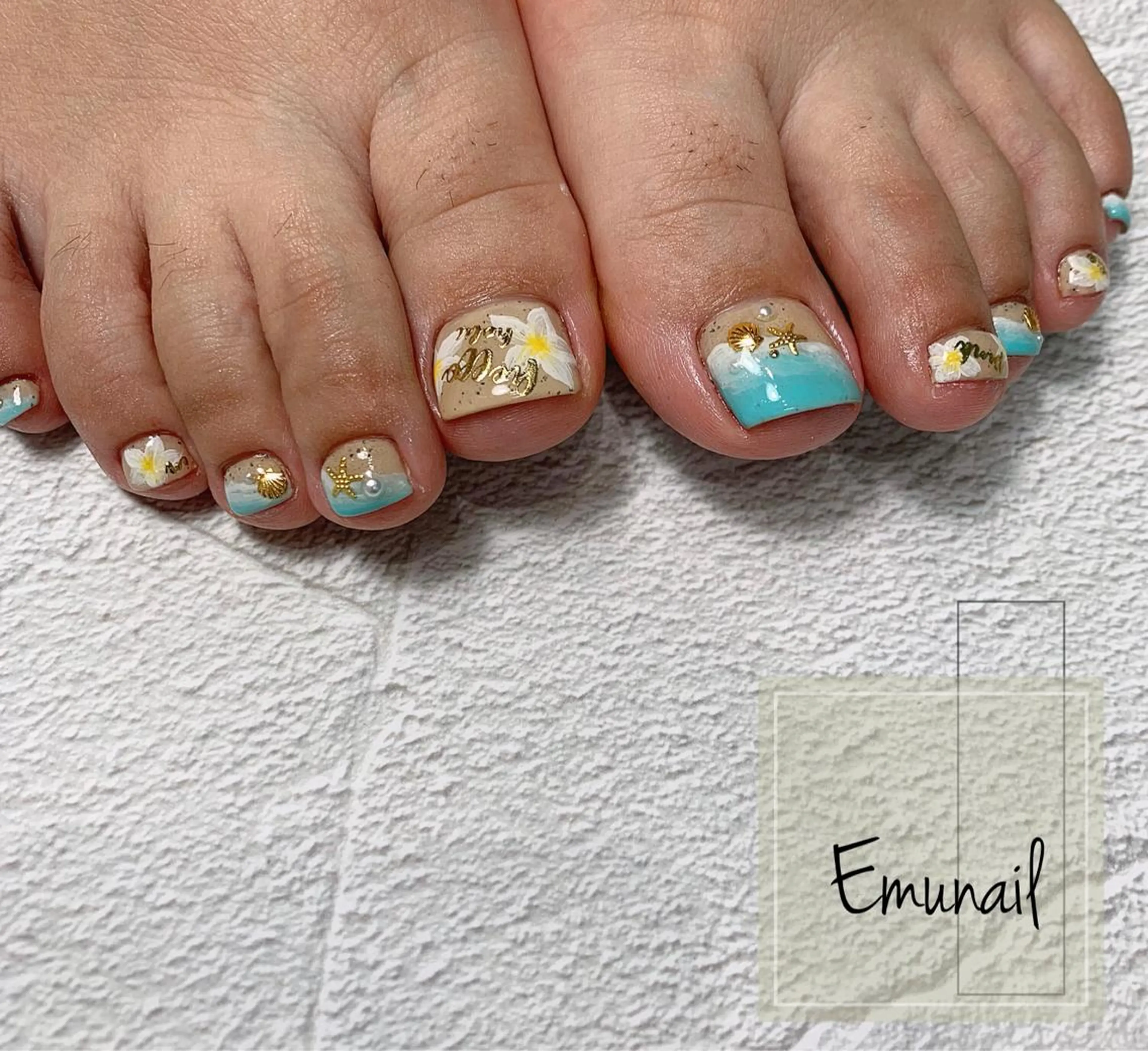 ネイル フットネイル Emu Nailのネイルデザイン