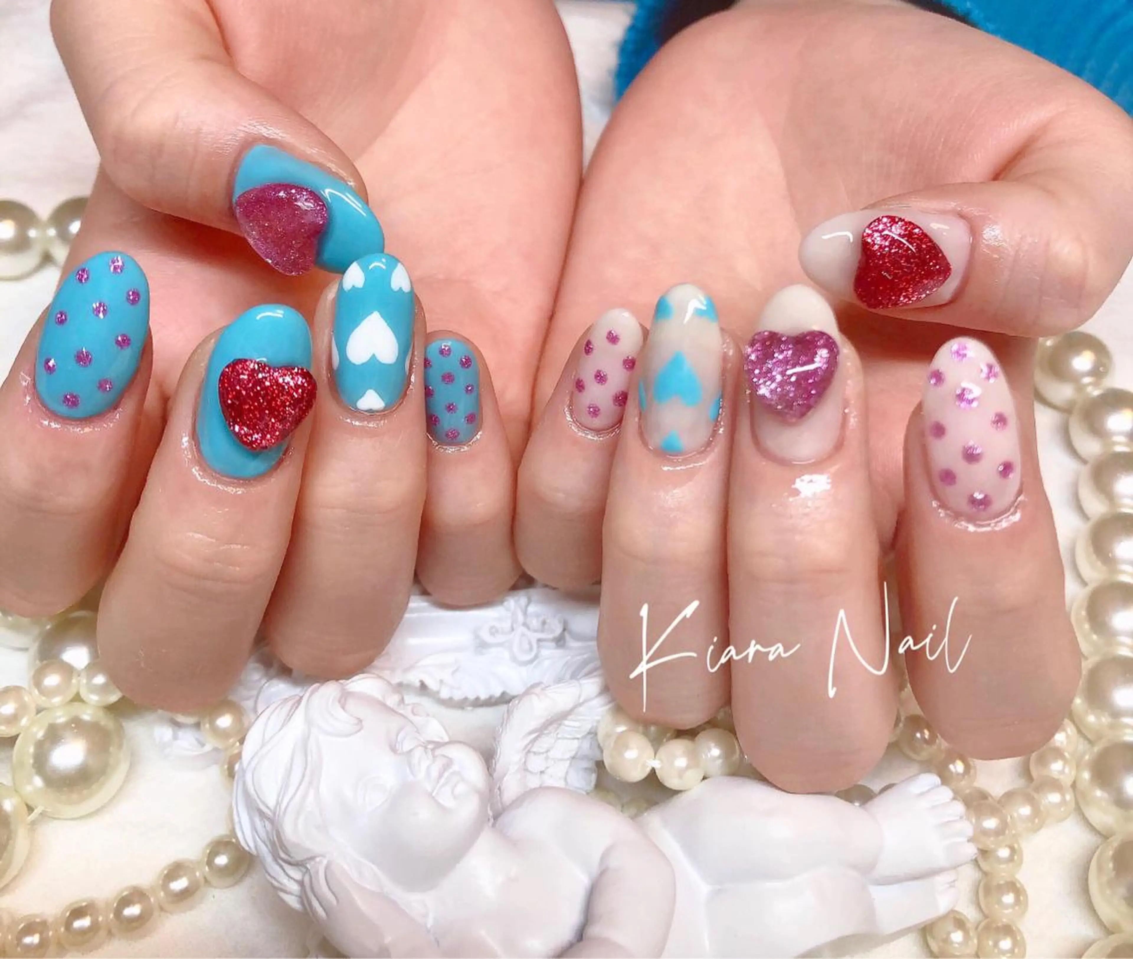 ネイル アートネイル 持ち込み 🍭Kiara Nail🍭のネイルデザイン
