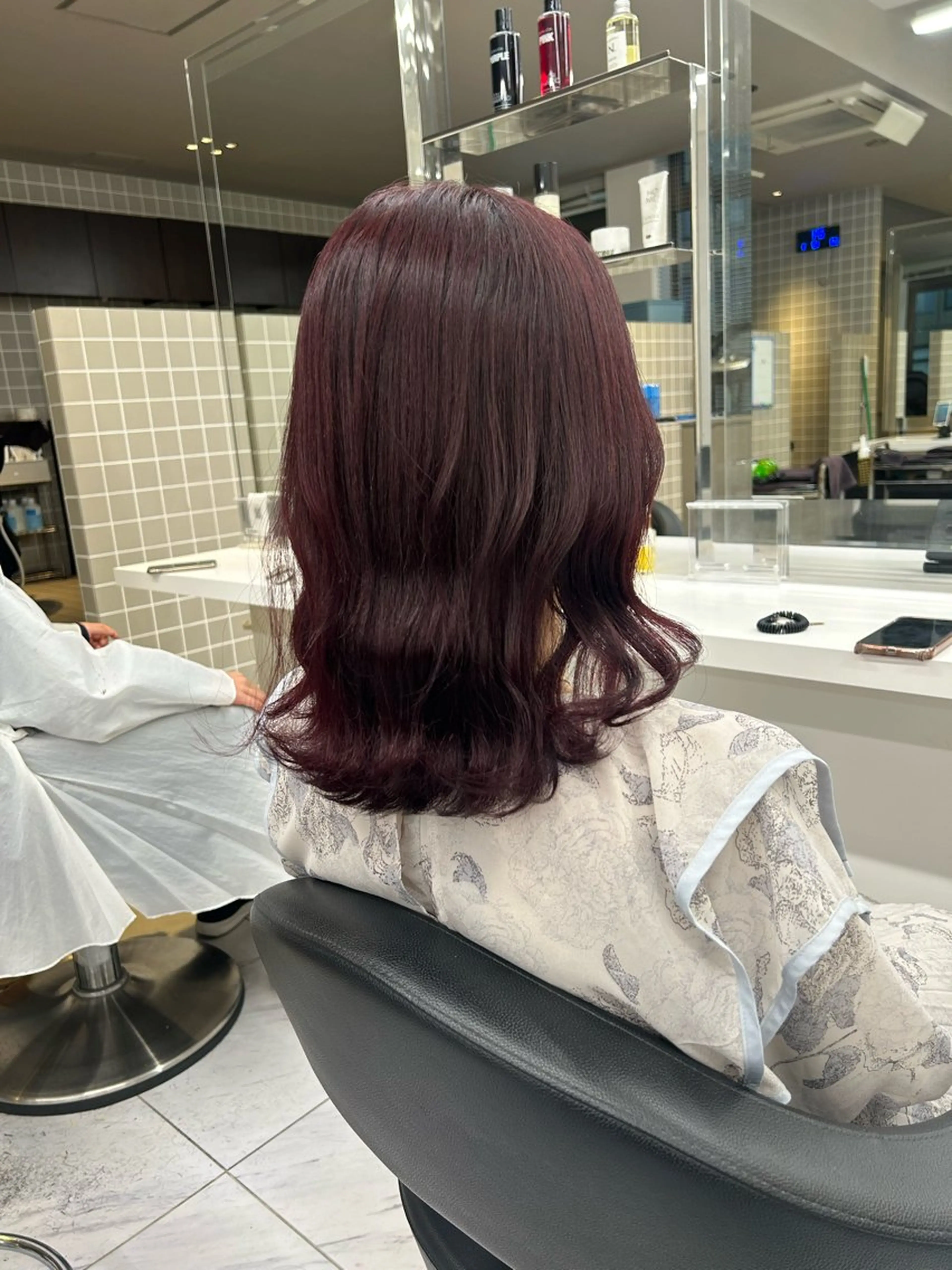 カラー 透明感ベージュ🤎 ナチュラルレイヤーのヘアスタイル