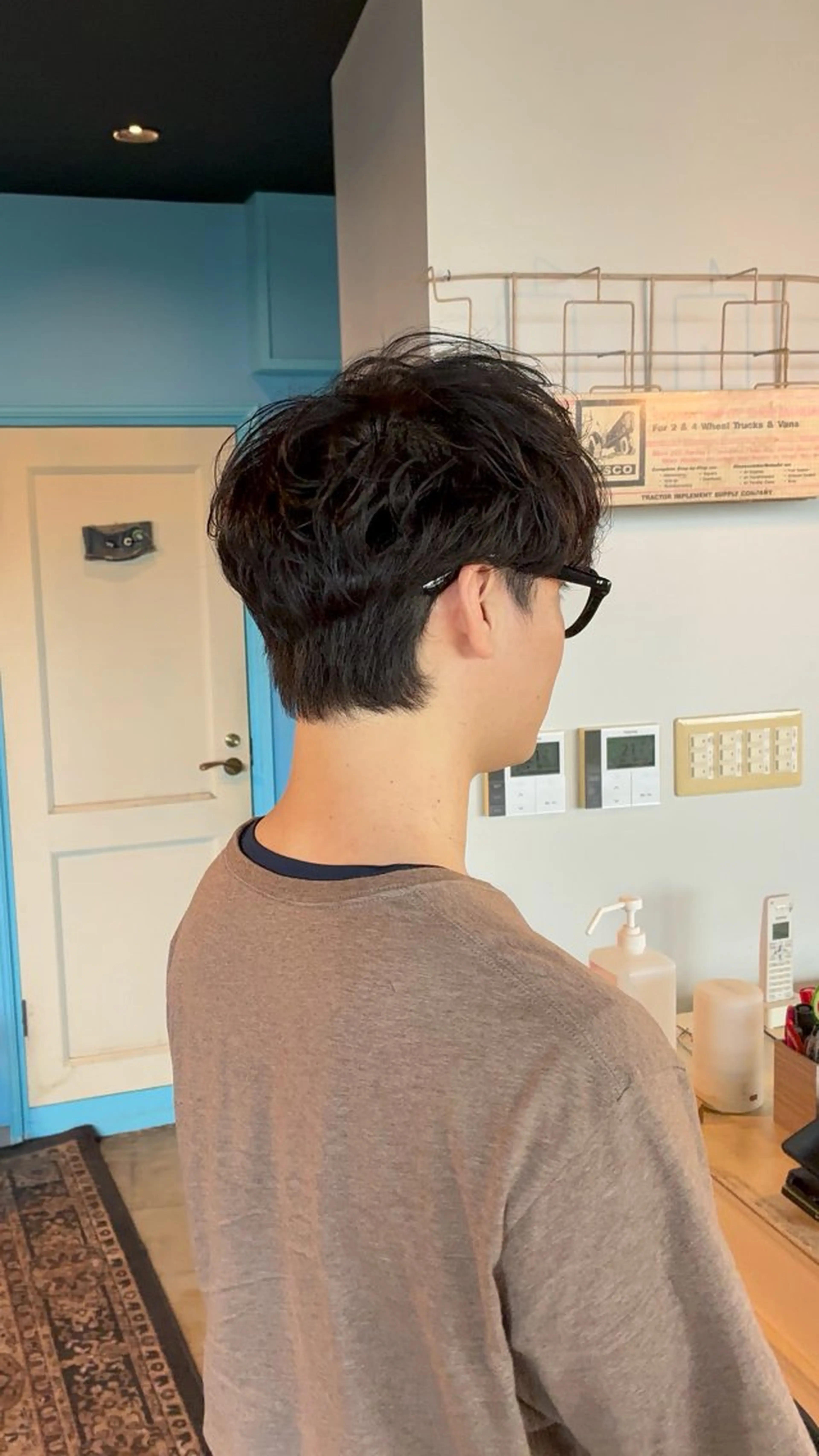 パーマ メンズ カット パーマ トリートメント 新規再来率No.1 金山/メンズパーマのヘアスタイル