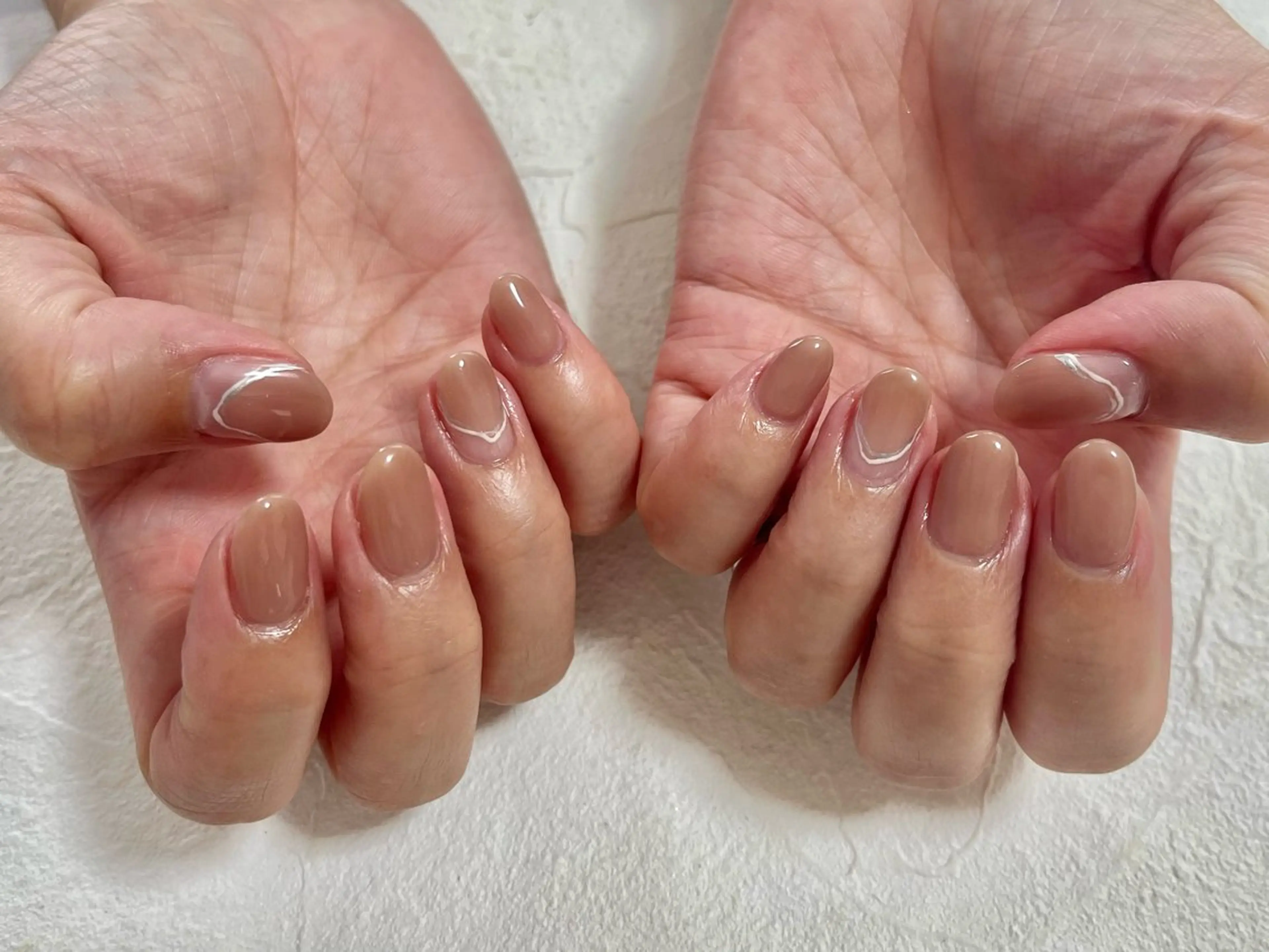 ネイル シンプルネイル ハンドネイル kiki nail たまプラーザのネイルデザイン