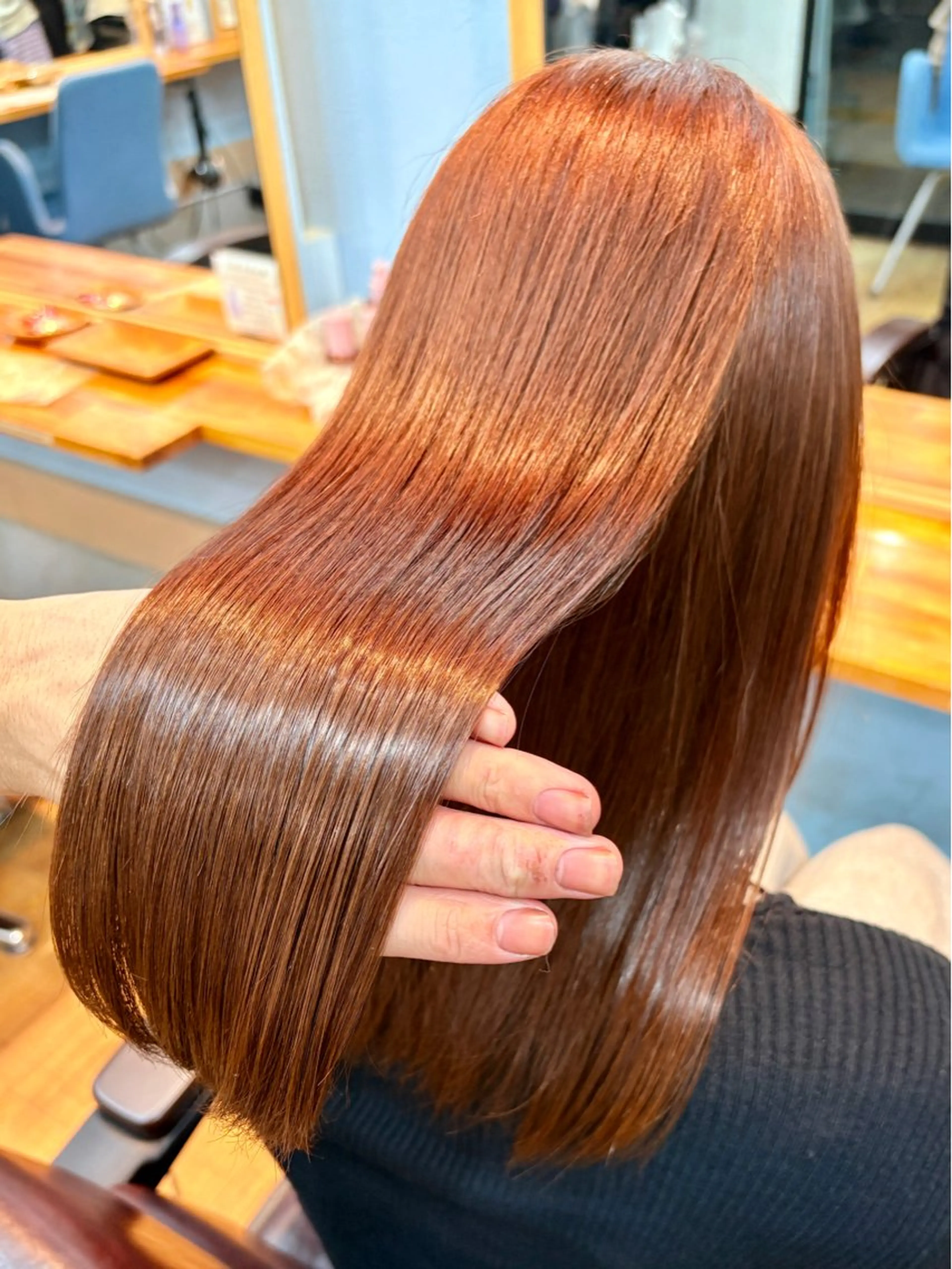 【今月限定✨️】透明感カラー+高濃度トリートメントの写真