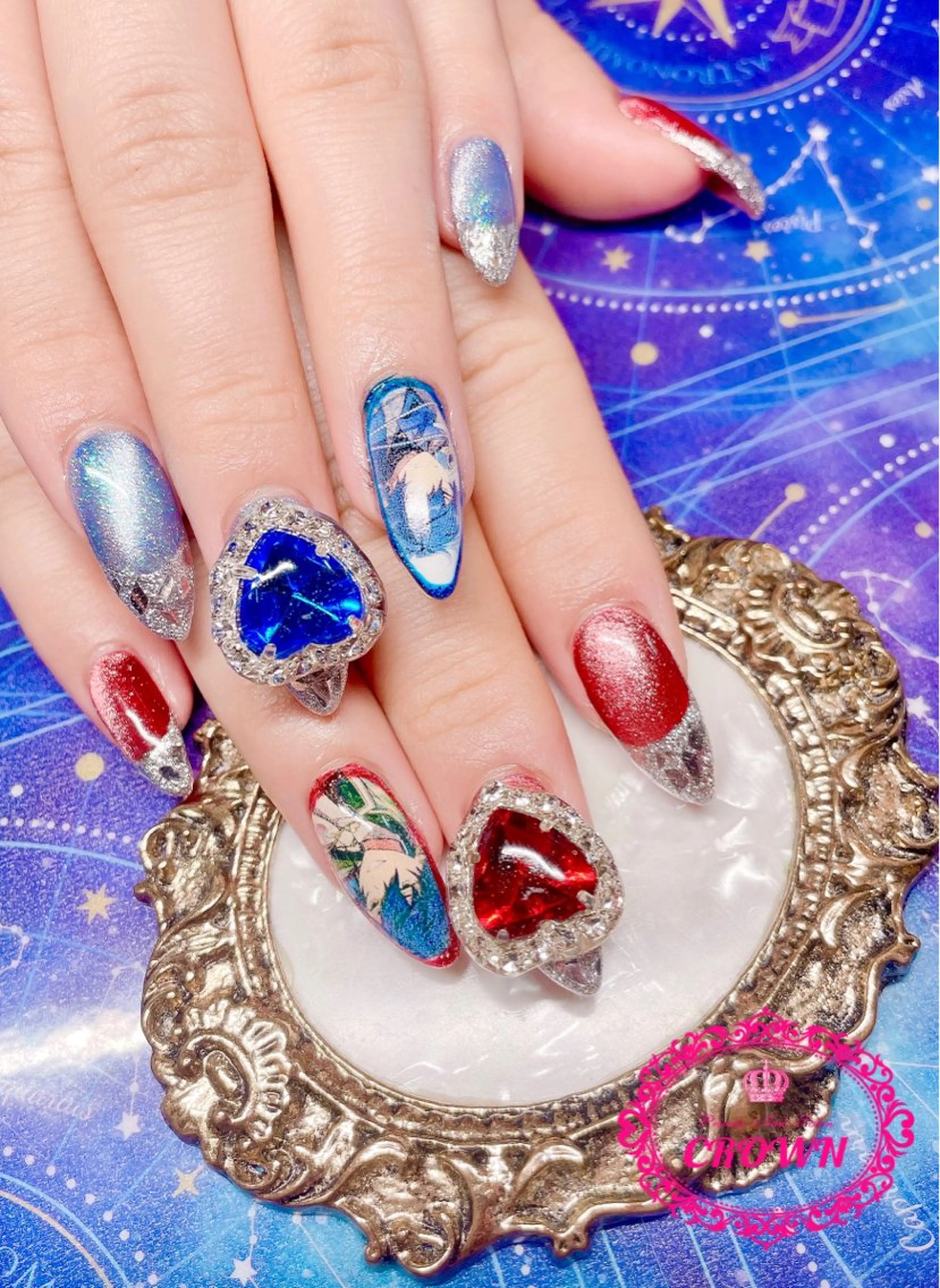 ネイル CROWN プライベートサロンのネイルデザイン