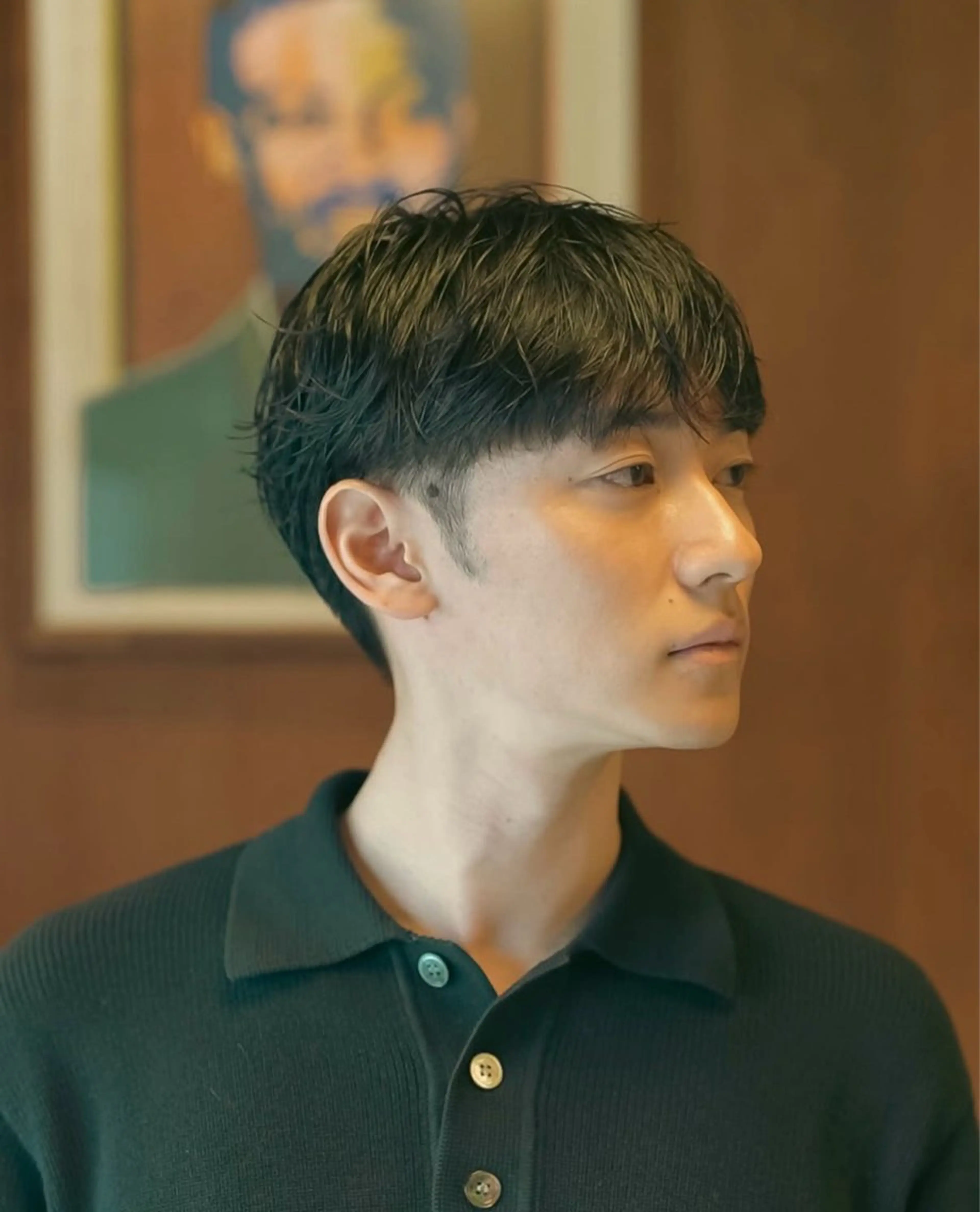 パーマ メンズ メンズ似合わせ タチカワユウキのヘアスタイル