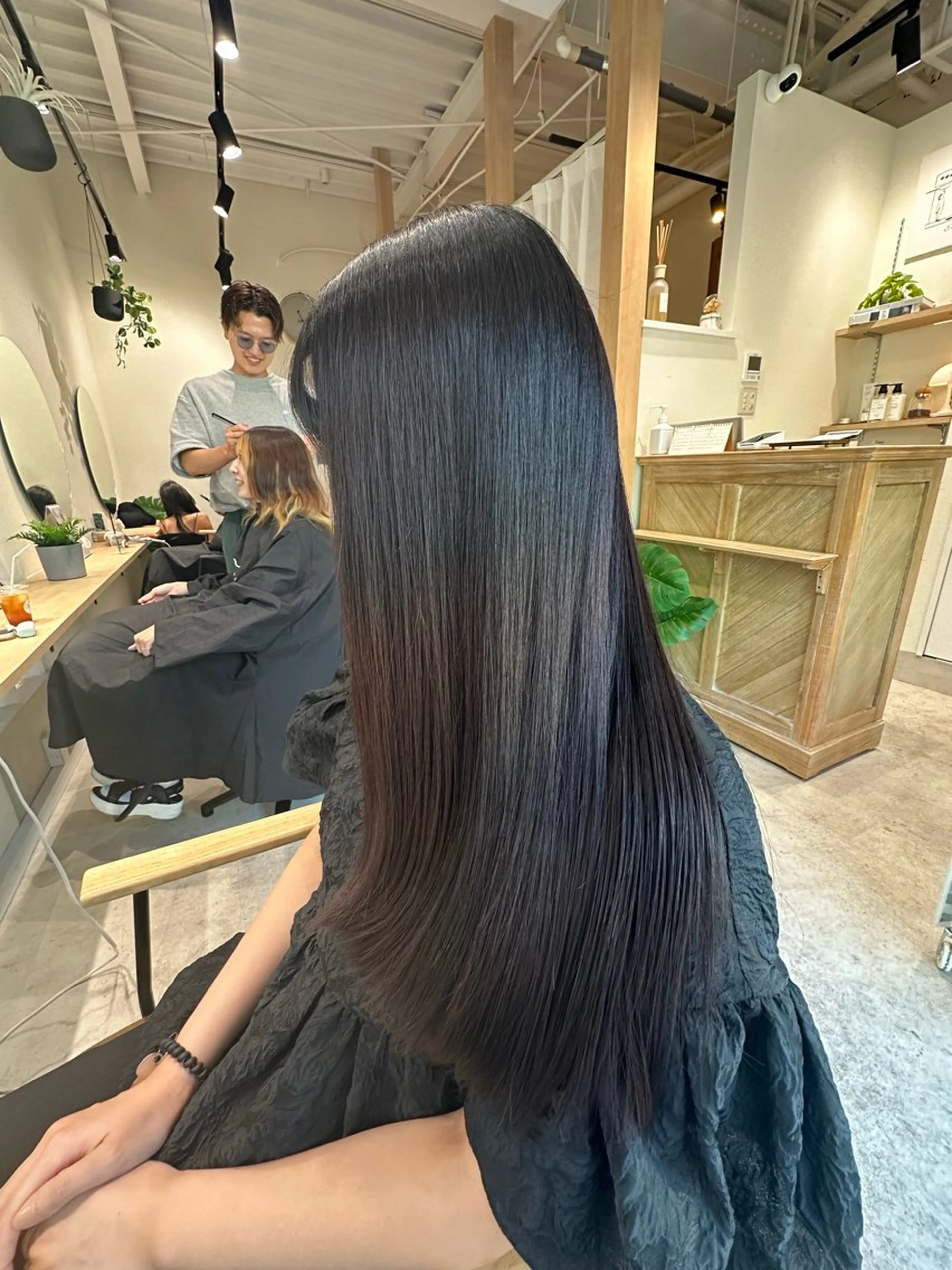 【✨不動人気No.１カラー】質感再整カラー& 質感再整トリートメント&スパシャンプーの写真