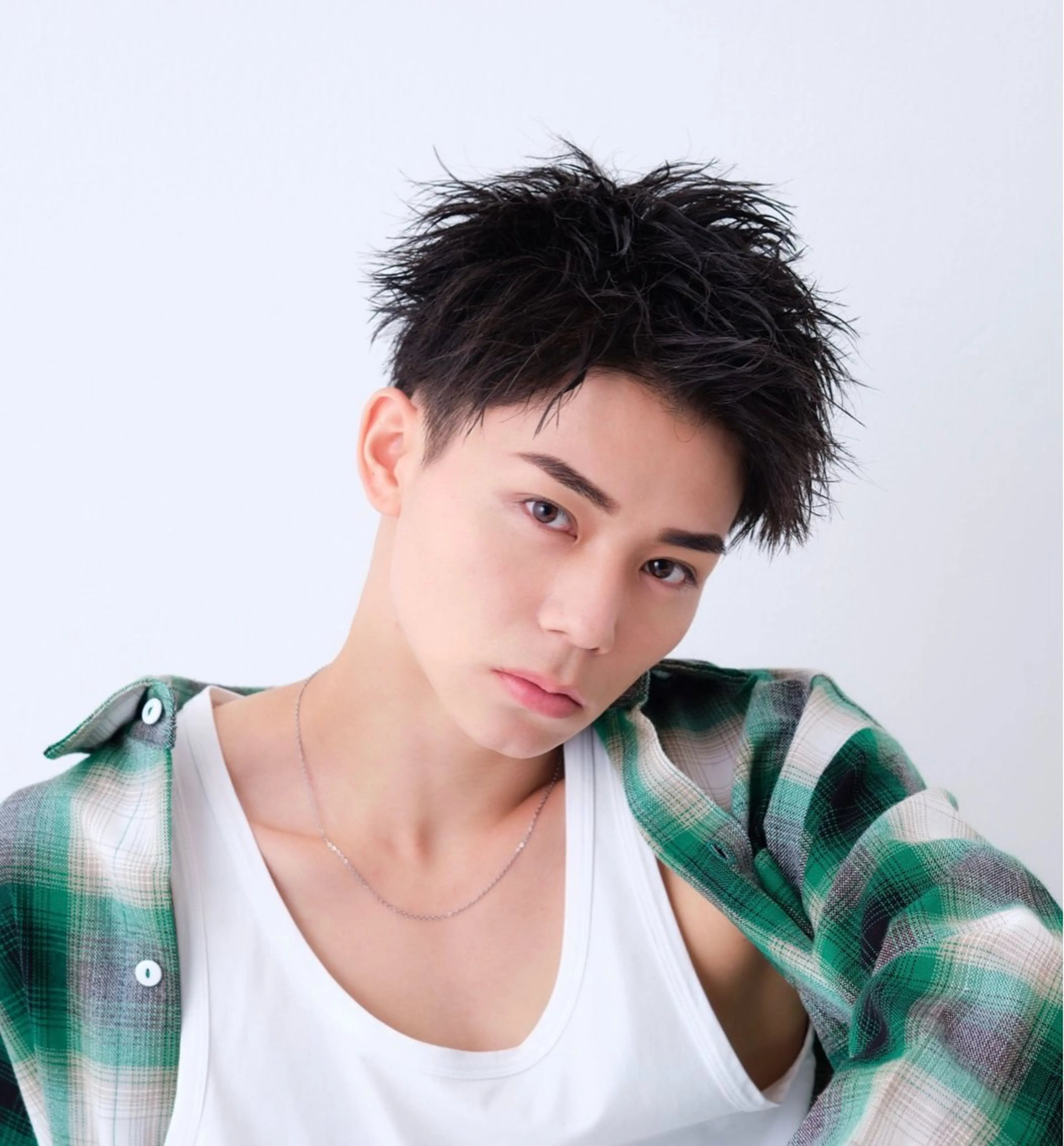 ショート メンズ カット トリートメント 透明感/血色カラー/ 似合せレイヤー/ゆいのヘアスタイル