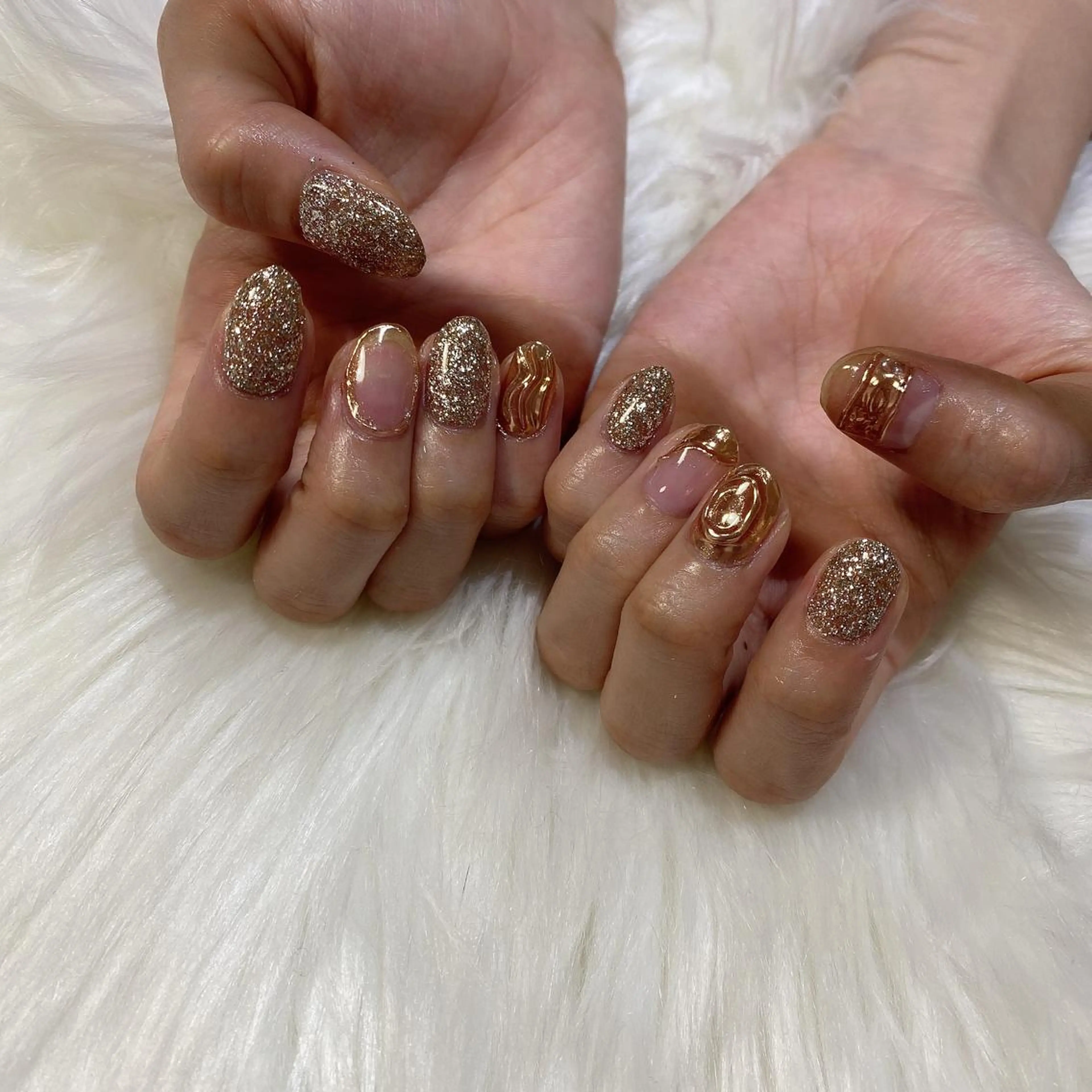 ネイル ハンドネイル 西岡 杏のネイルデザイン