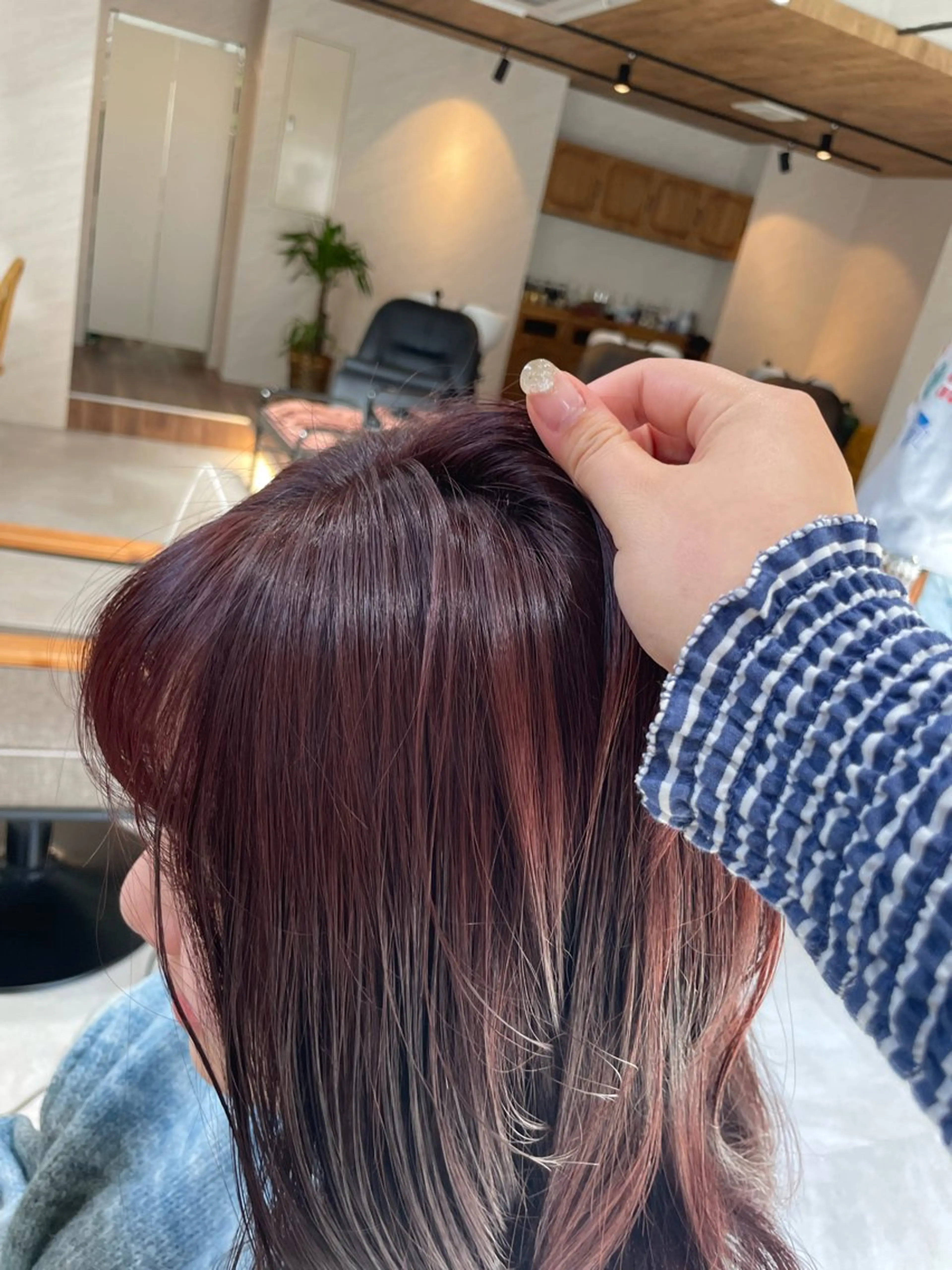 セミロング カラー ヘアカラー トリートメント 🍐透明感カラー🍐 レイヤーカットのヘアスタイル