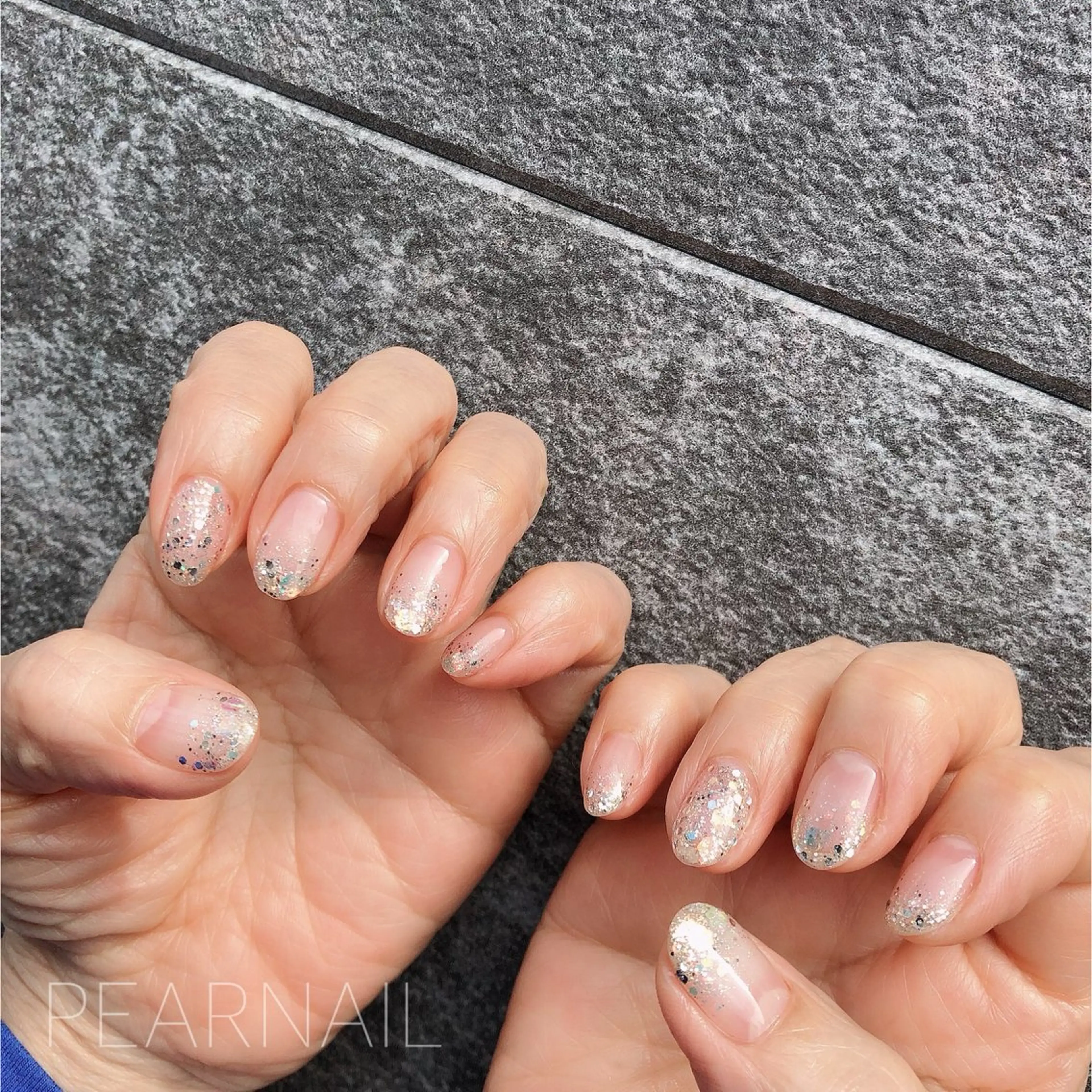 ネイル ラメ(グリッター) pear nailのネイルデザイン