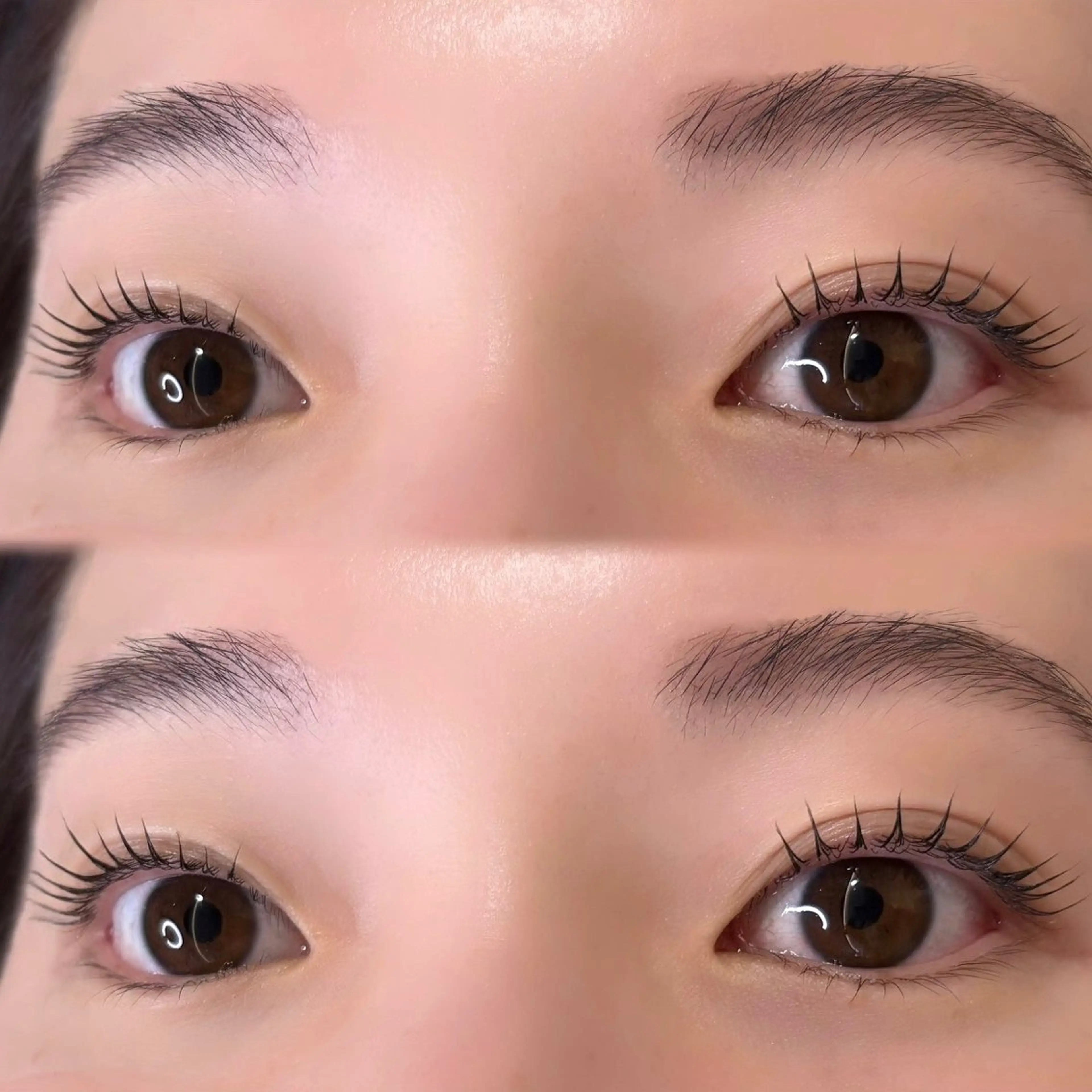 マツエク・マツパ 𝑚𝑖𝑤𝑎 /名駅/透明感カラーのヘアスタイル