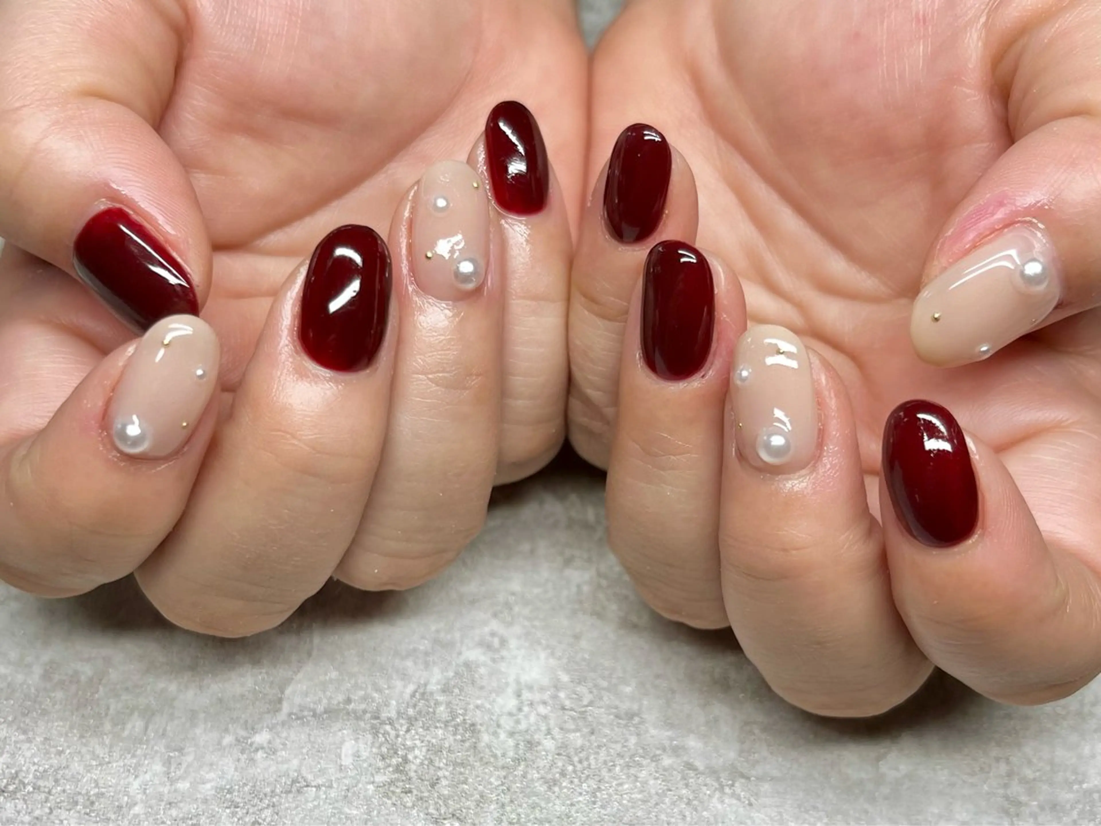 ネイル シンプルネイル joieange嶋田 心斎橋店Nail🦋のネイルデザイン