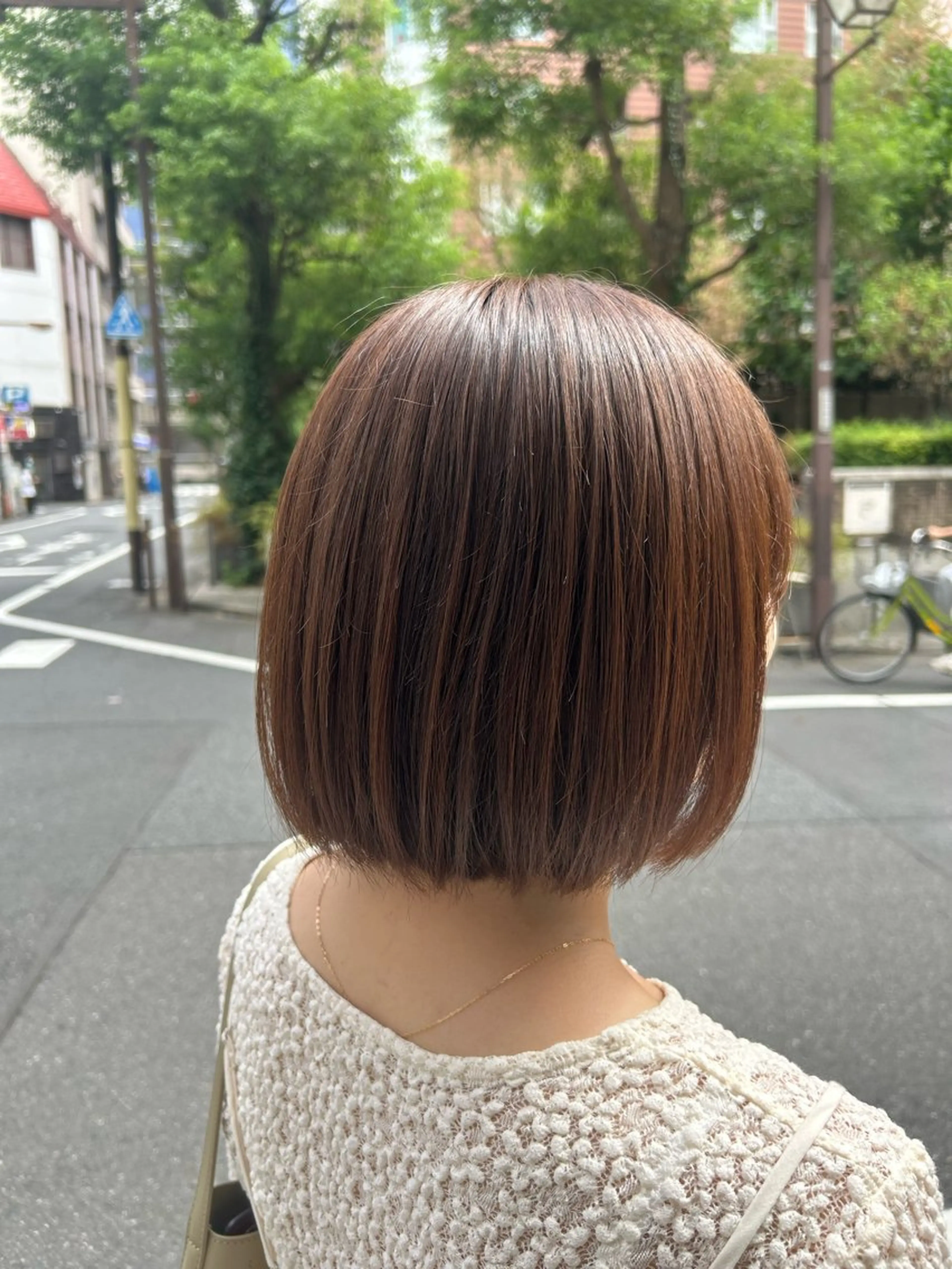 ショート カラー 髪質改善 小磯 維織のヘアスタイル