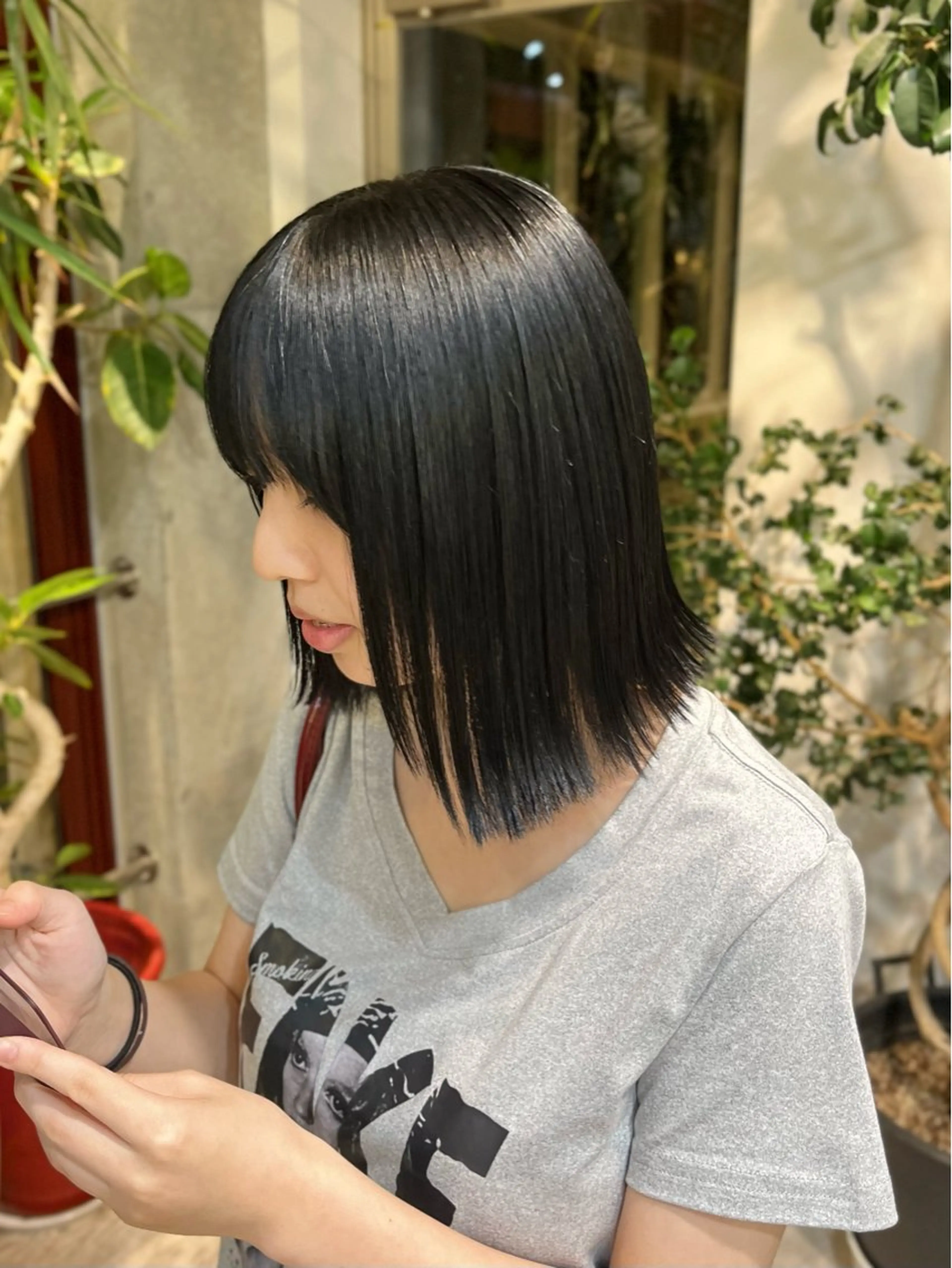 ミディアム カラー amane ⟡のヘアスタイル