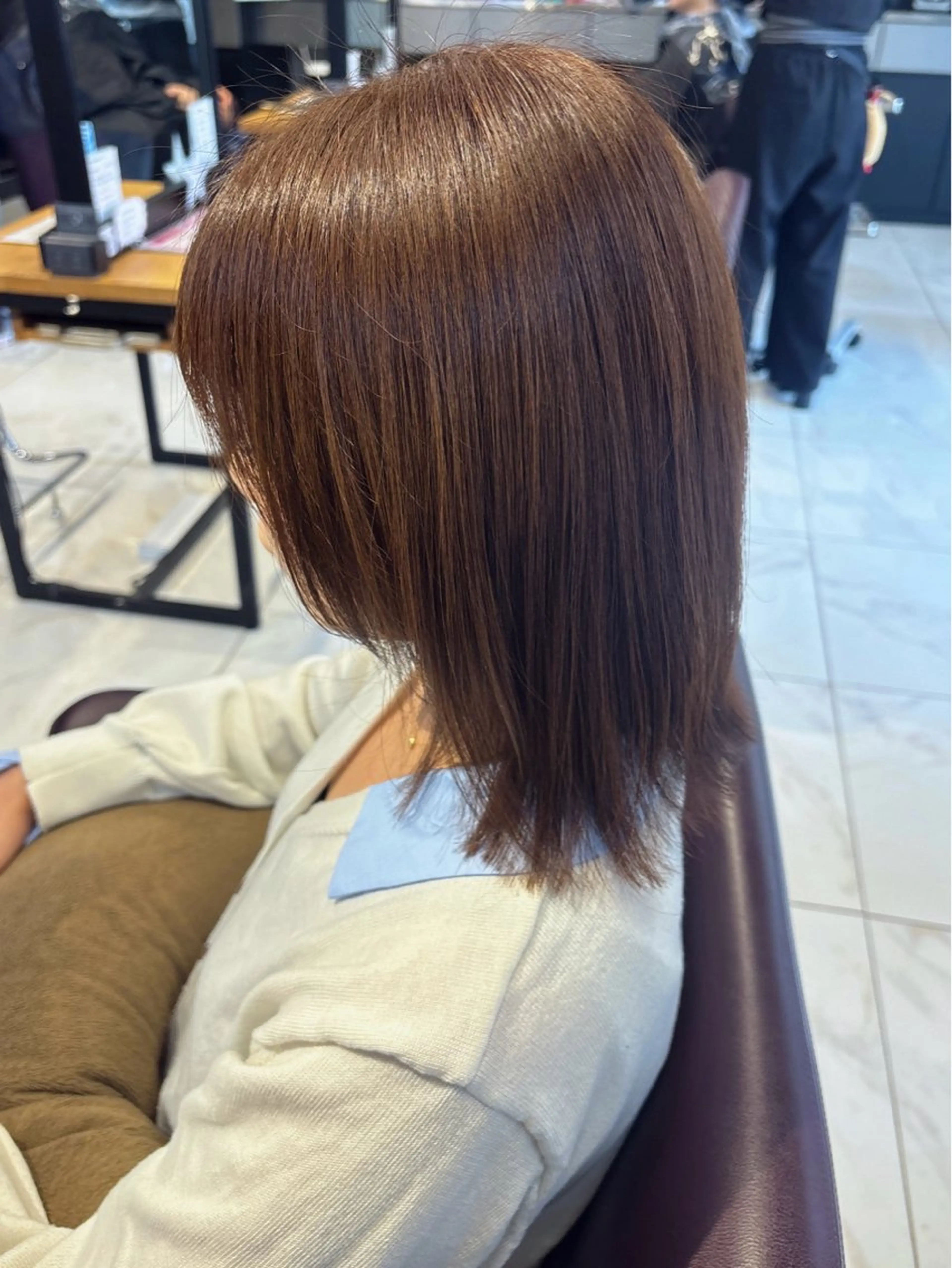 カラー ヘアカラー sweep 七海のヘアスタイル