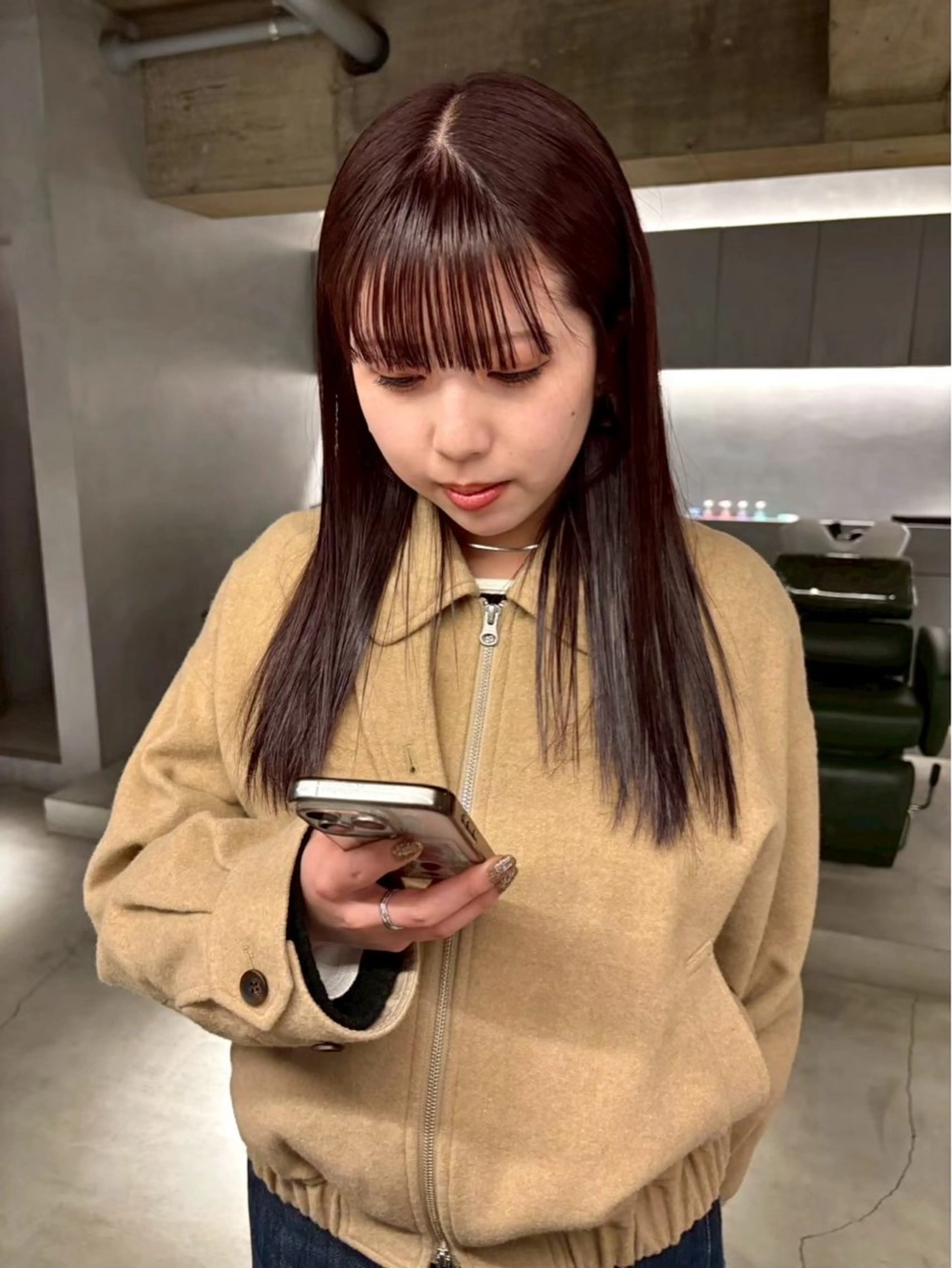ロング 纐纈 釉羽のヘアスタイル