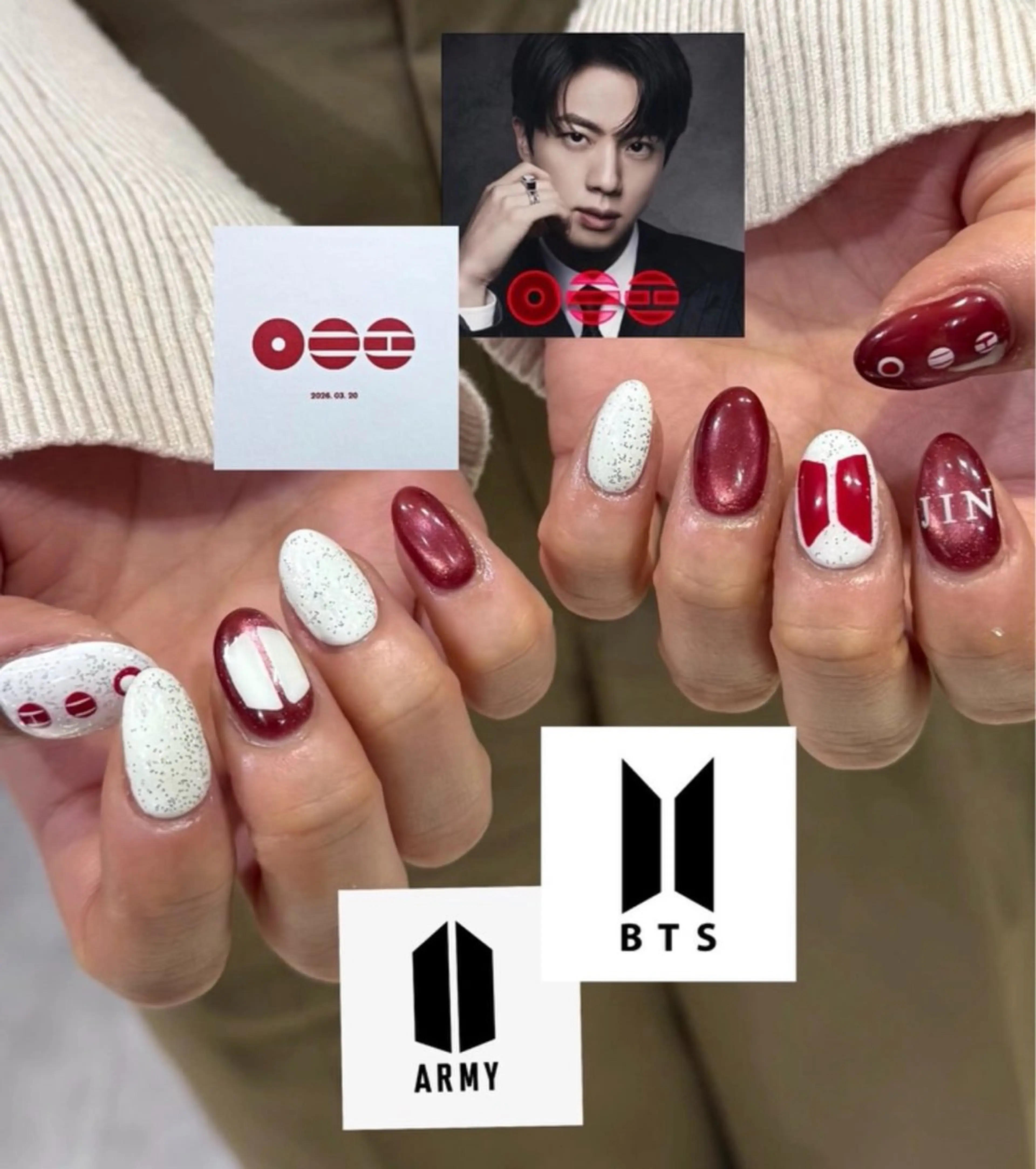 ネイル ハンドネイル フットネイル 𝙃𝙖𝙧𝙪⋆ ˚꩜｡個性派のネイルデザイン