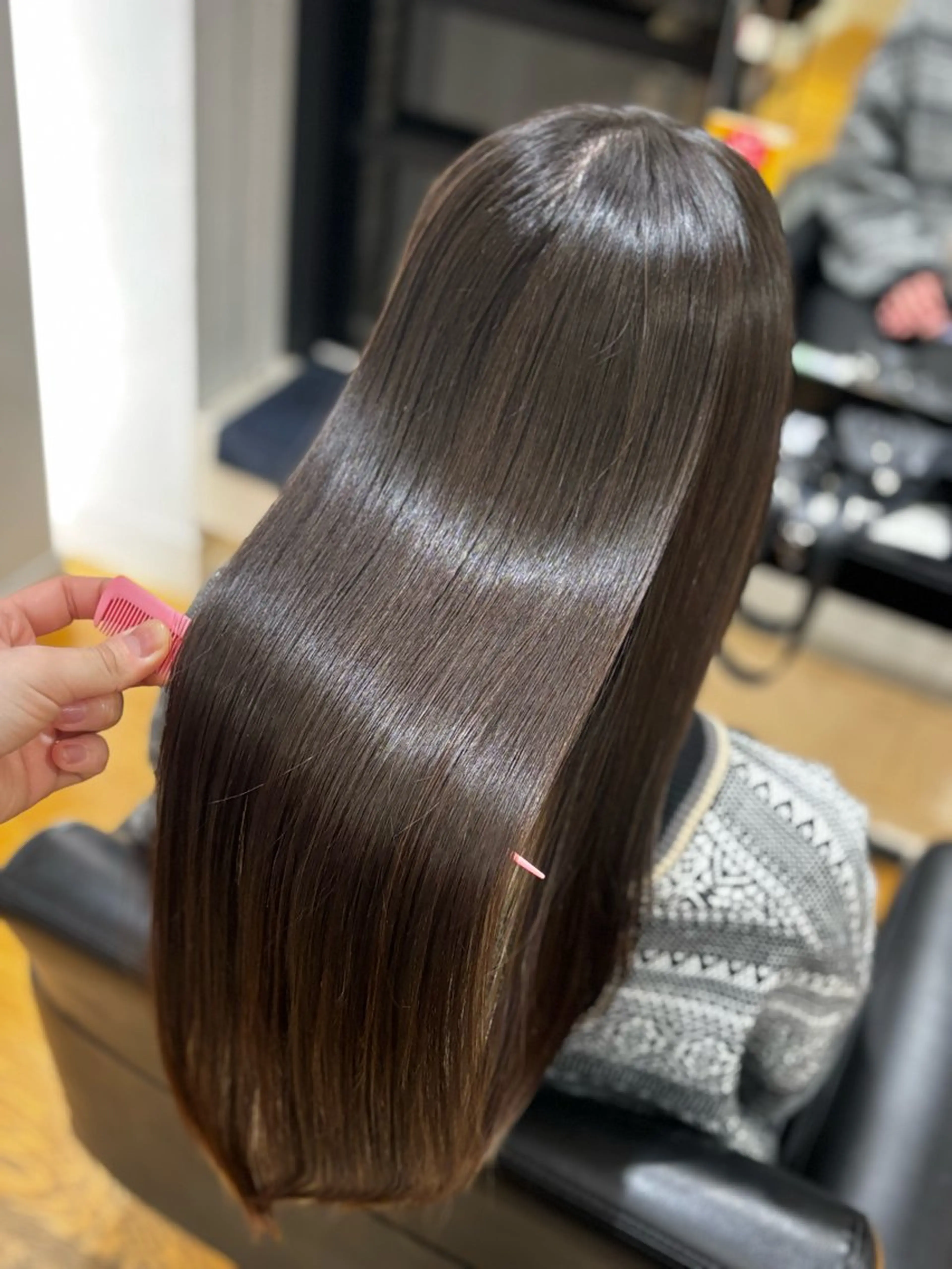 ロング 髪質改善 トリートメント 鈴木 愛華のヘアスタイル