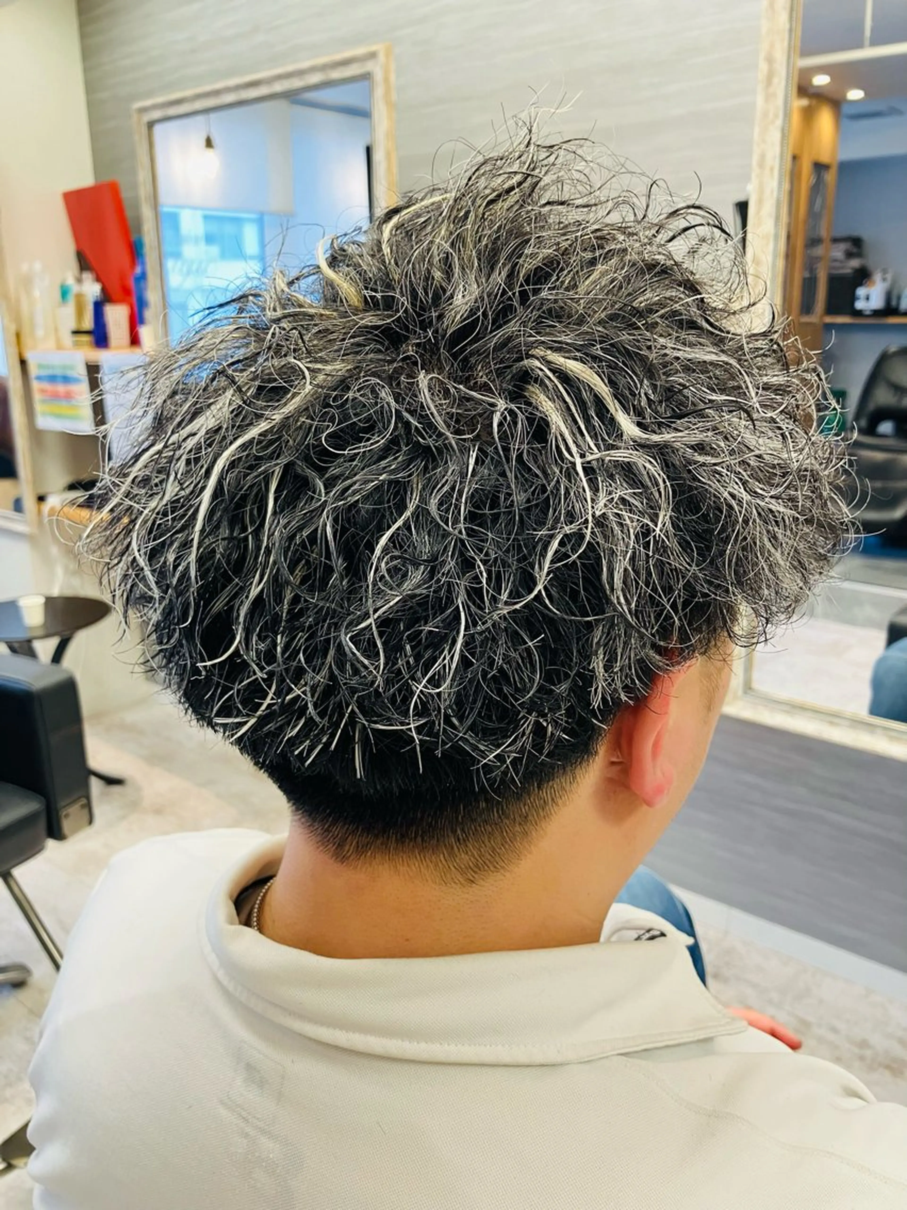 パーマ メンズ カット ヘアカラー パーマ メンズ特化/パーマ/ フェードWATARUのヘアスタイル