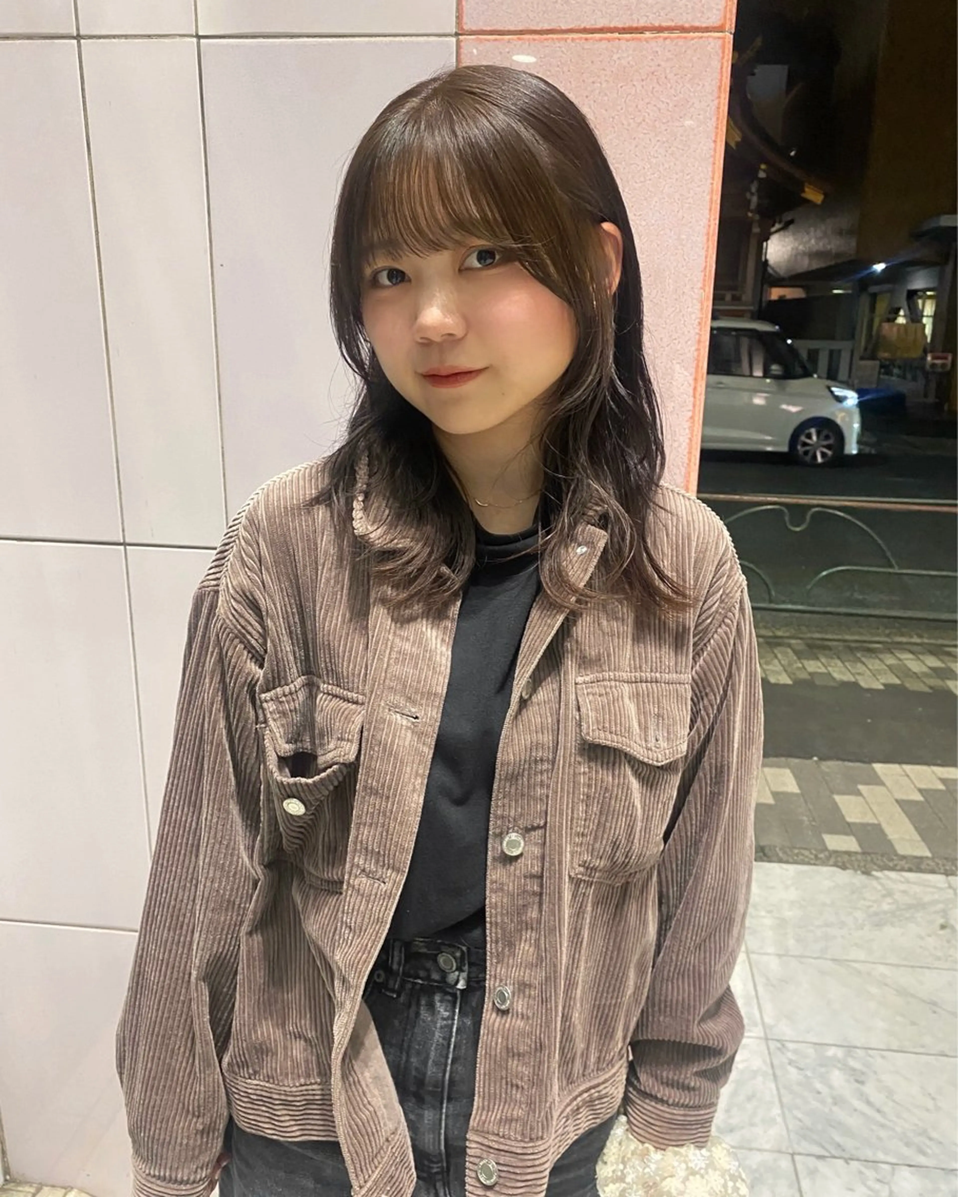 セミロング カラー riria/ボブ /透明感カラー🎀のヘアスタイル