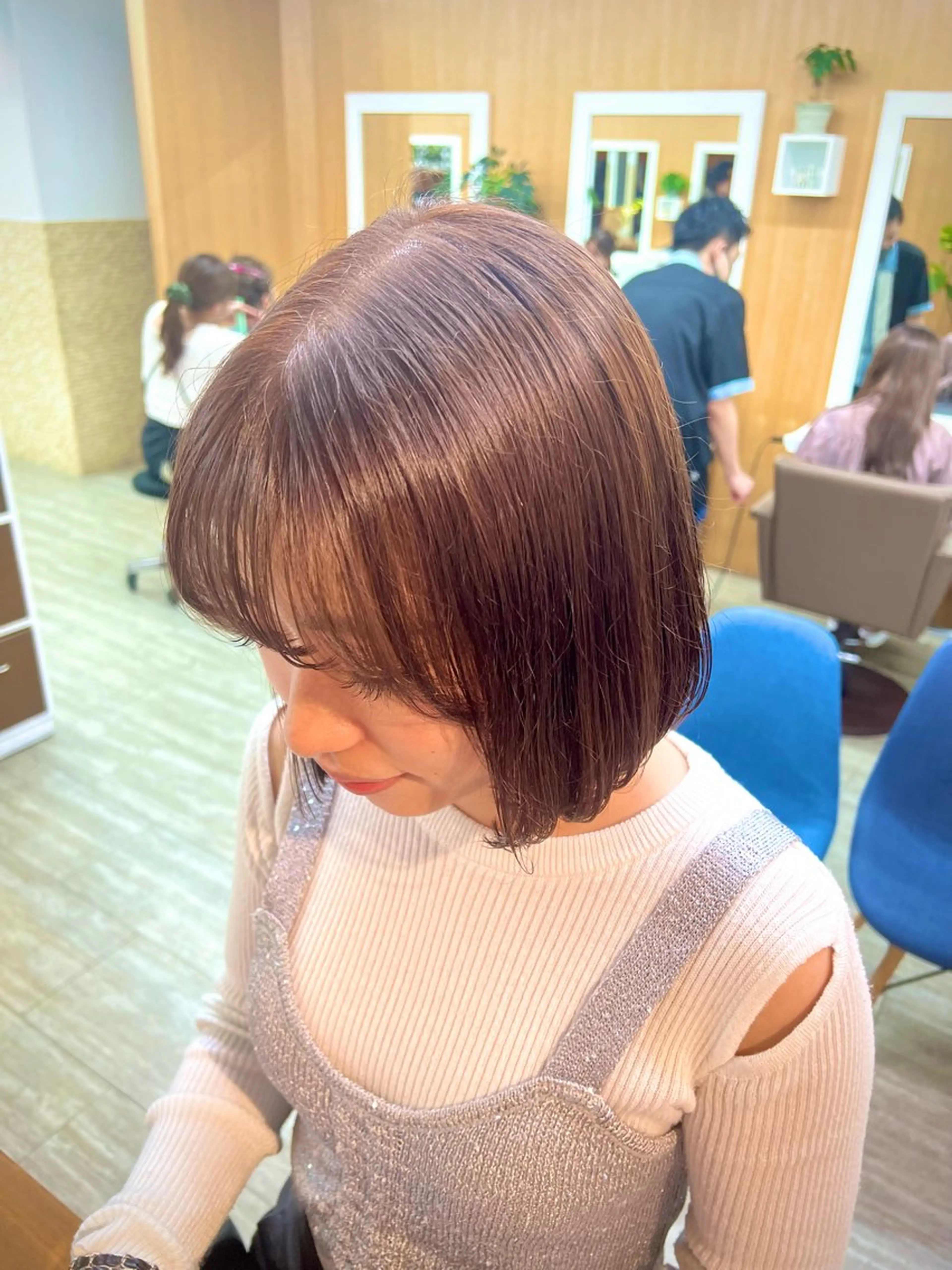 ショート カラー ブラウンカラー 透明感カラー/ イルミナカラーヒロキのヘアスタイル