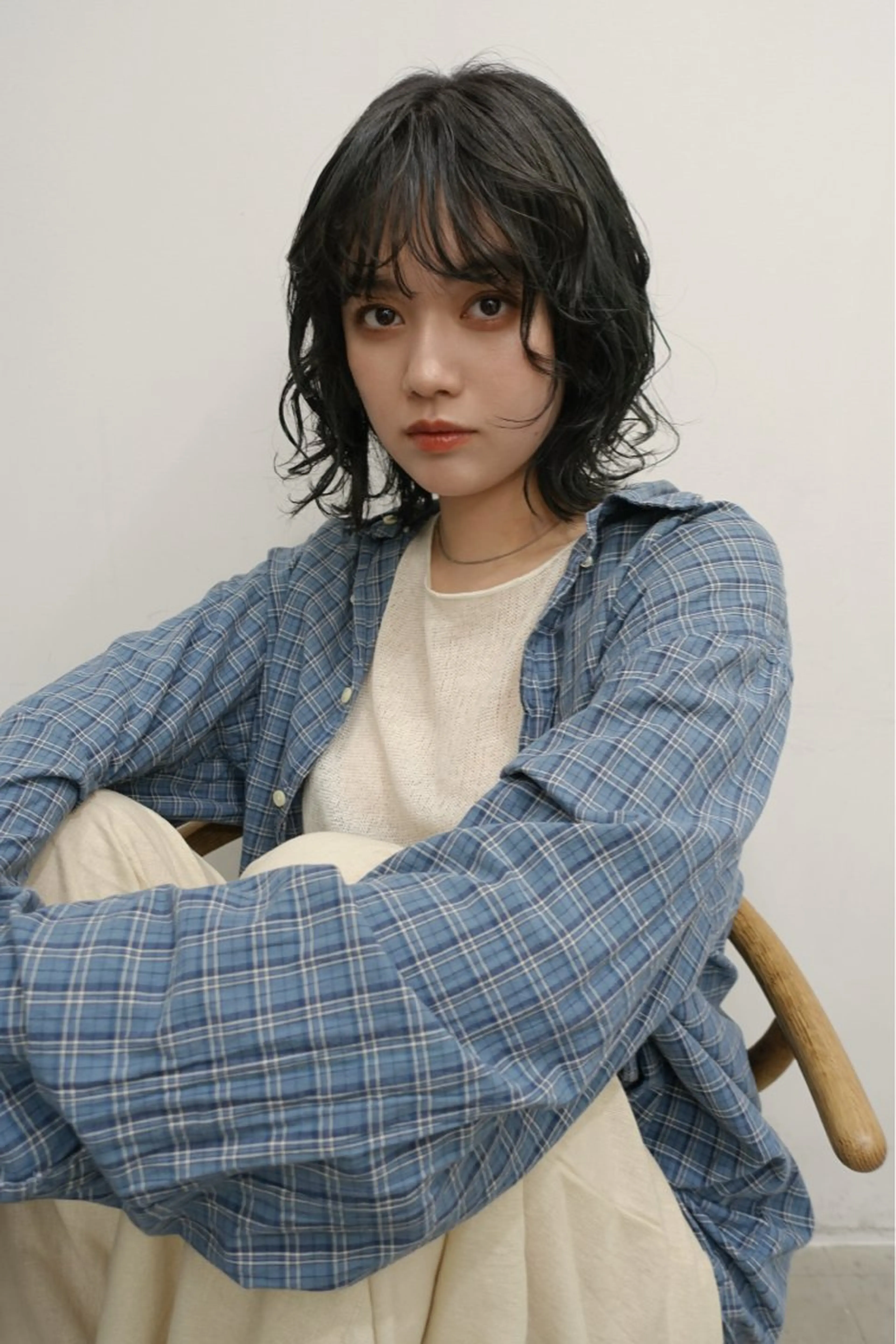 セミロング セミロングパーマ カット パーマ ボブカットモデル/パ ーマ/harunaのヘアスタイル