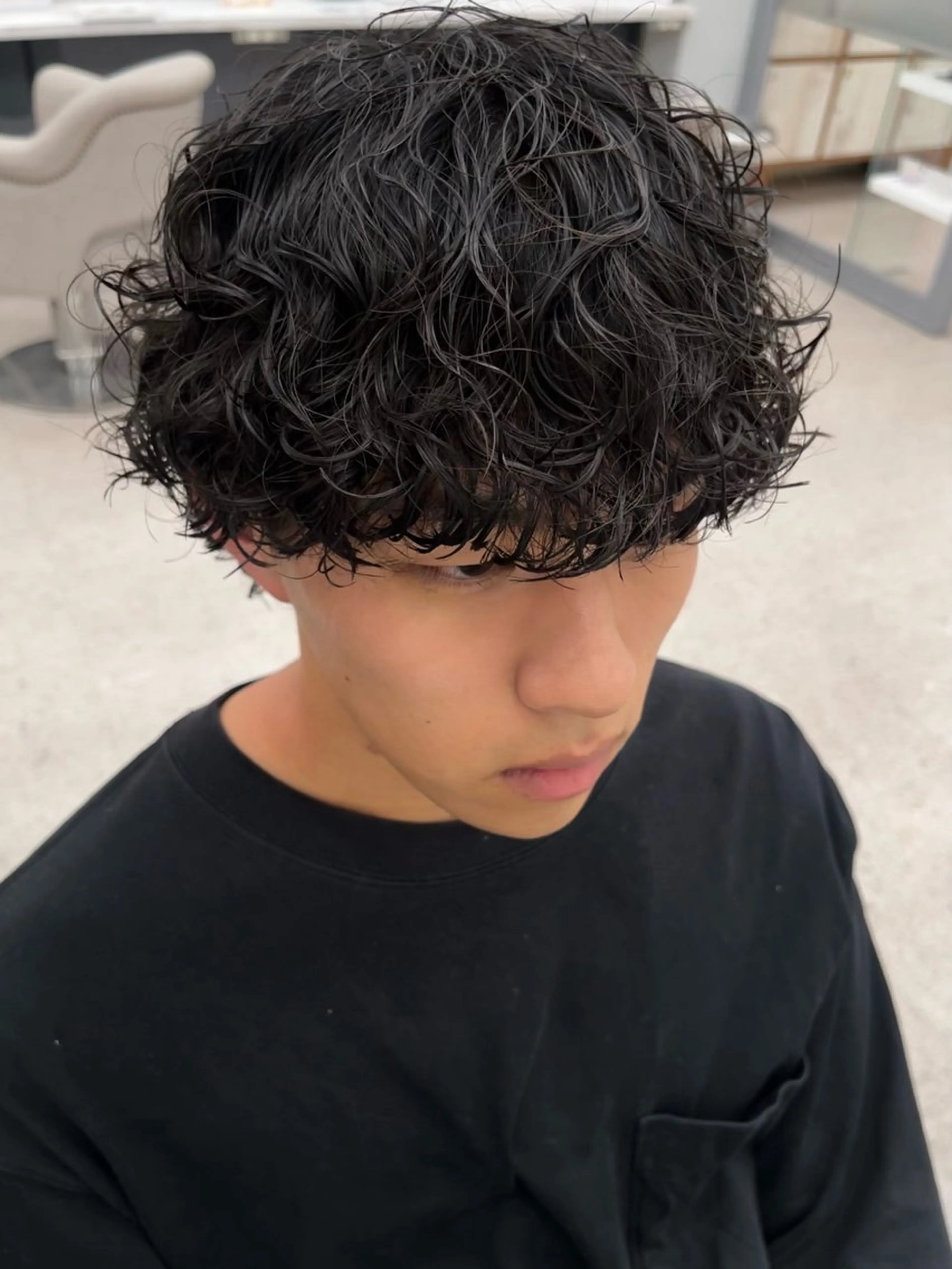 パーマ メンズ カット パーマ 🍐シャドウパーマ メンズ特化/守岡🍐のヘアスタイル