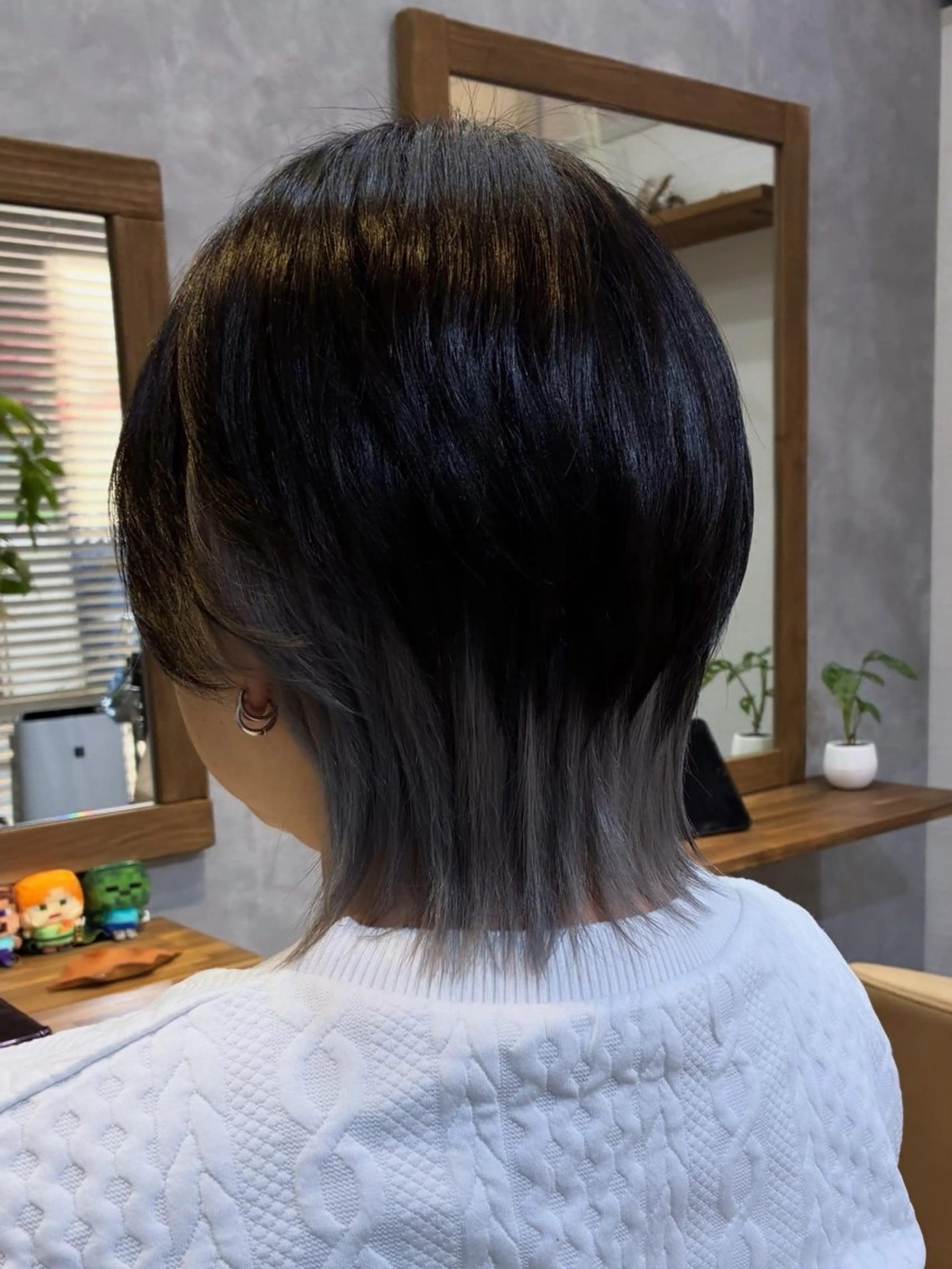 ミディアム カラー インナーカラー ヘアカラー 金田 拓也のヘアスタイル