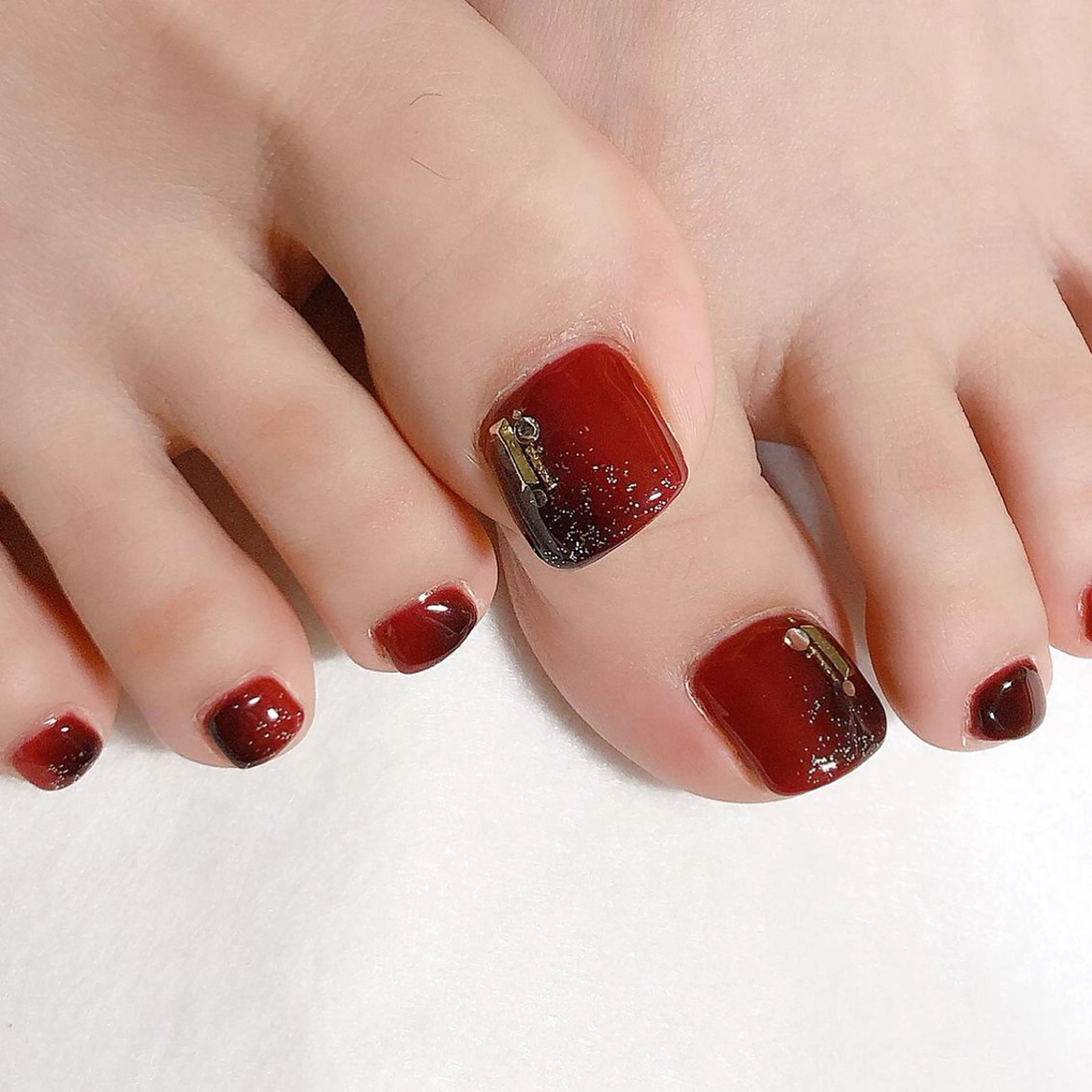 ネイル フットネイル ジェルネイル 東 千夏のネイルデザイン