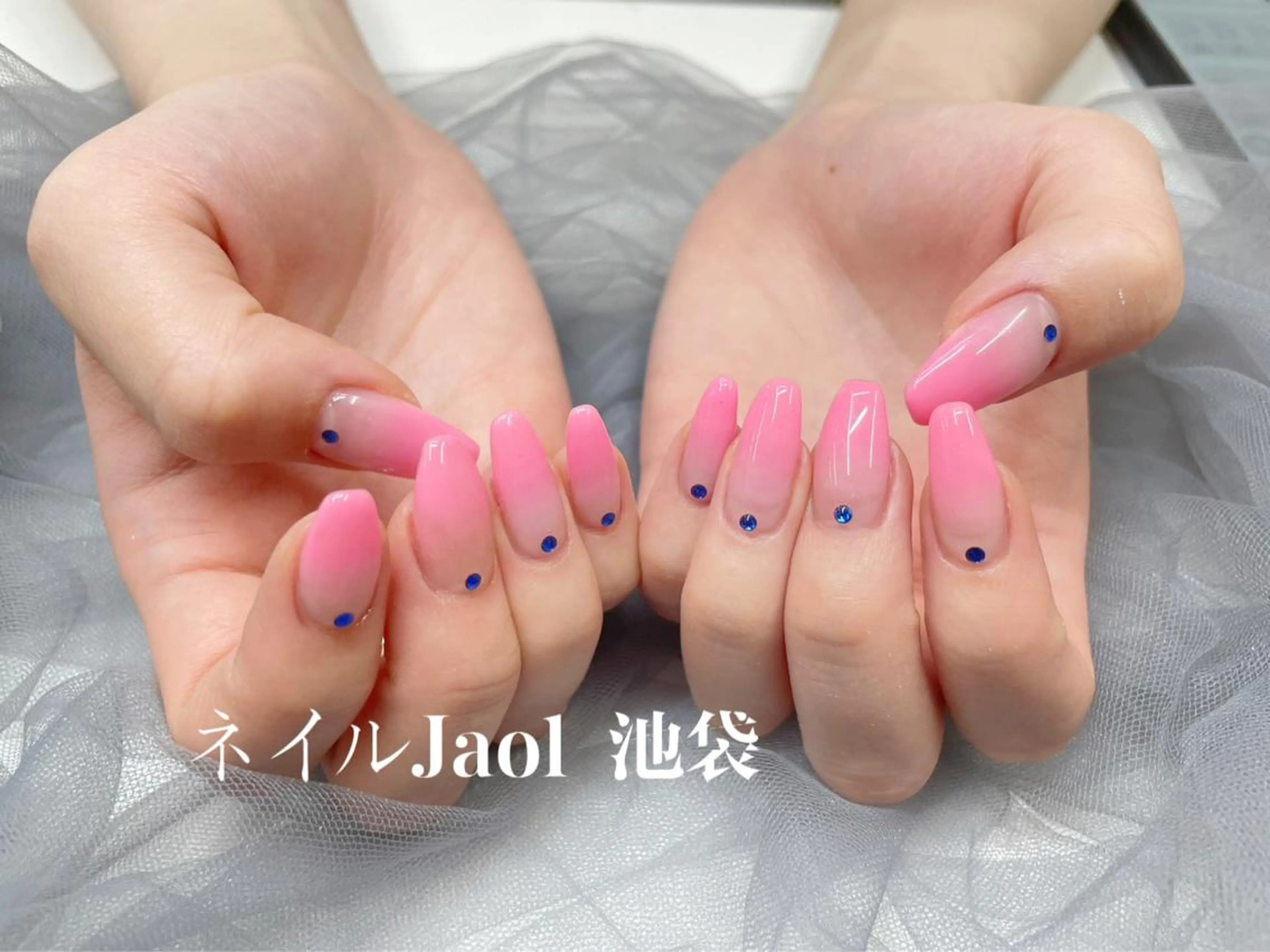 セミロング ハンドネイル ネイルJaol 池袋のネイルデザイン