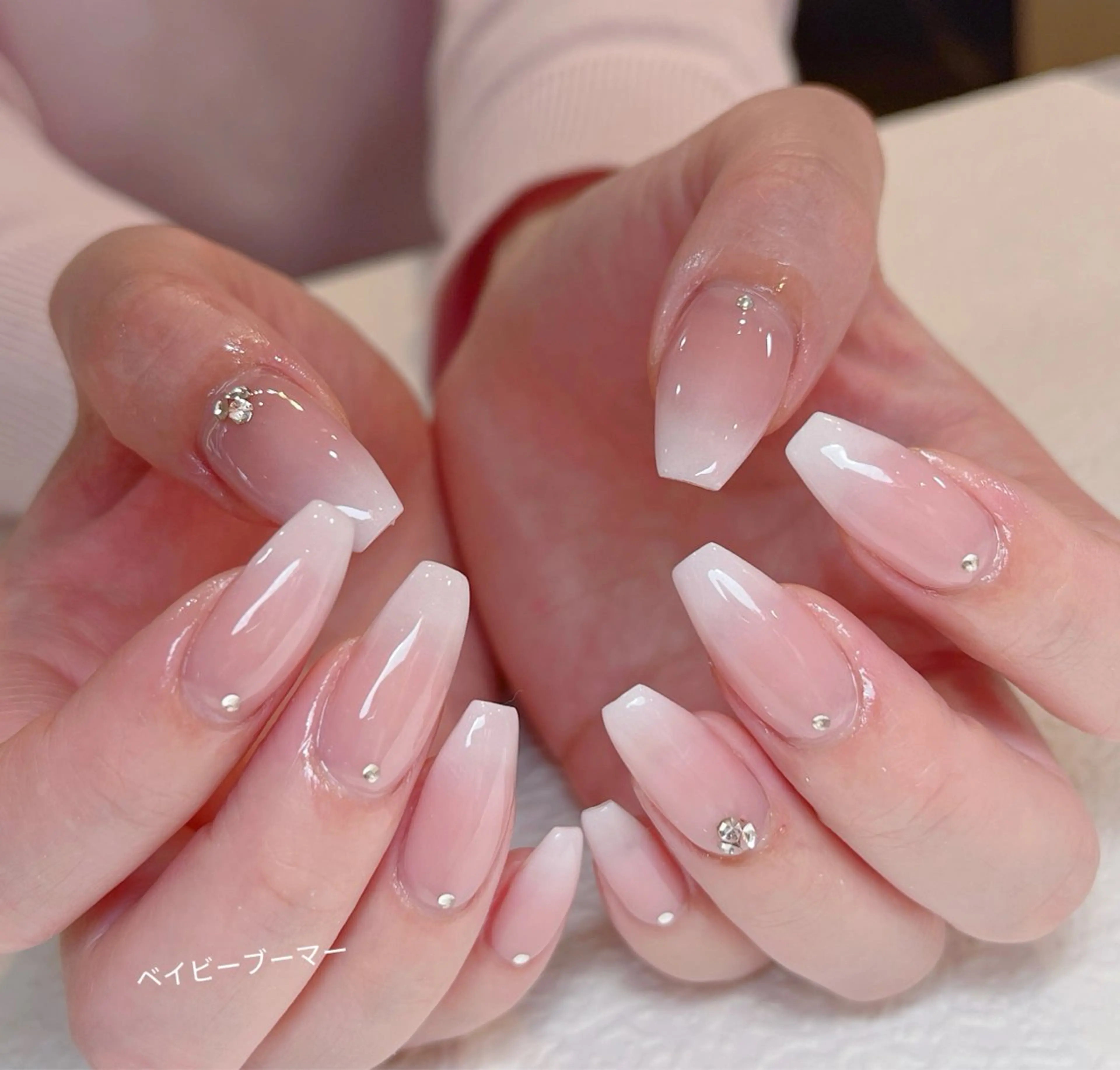 ネイル アートネイル 桜ネイル フレンチネイル ハート 韓国ネイル ハンドネイル Floria nail salonのネイルデザイン