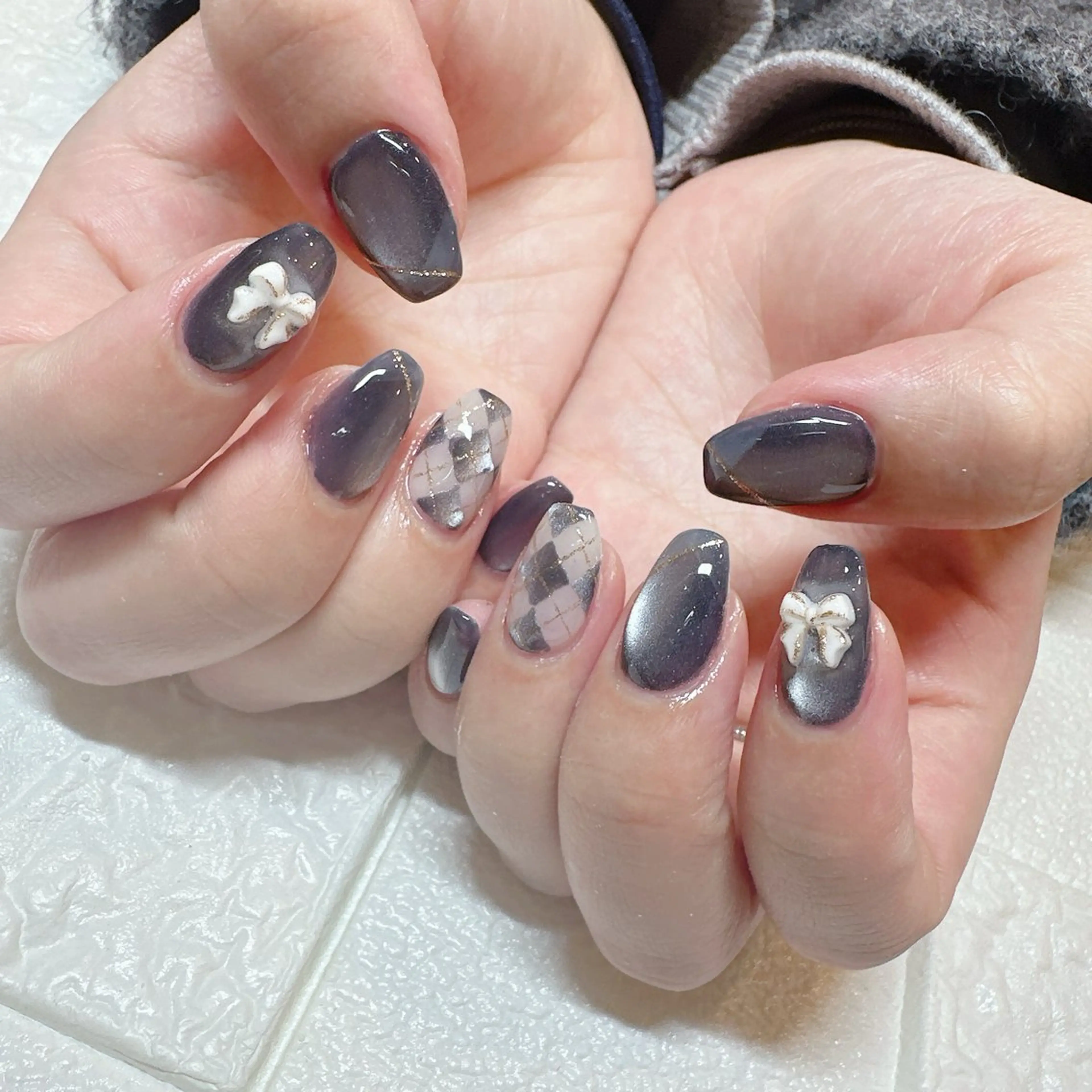 ネイル ハンドネイル I_p4ce 🍊あい🍊のネイルデザイン