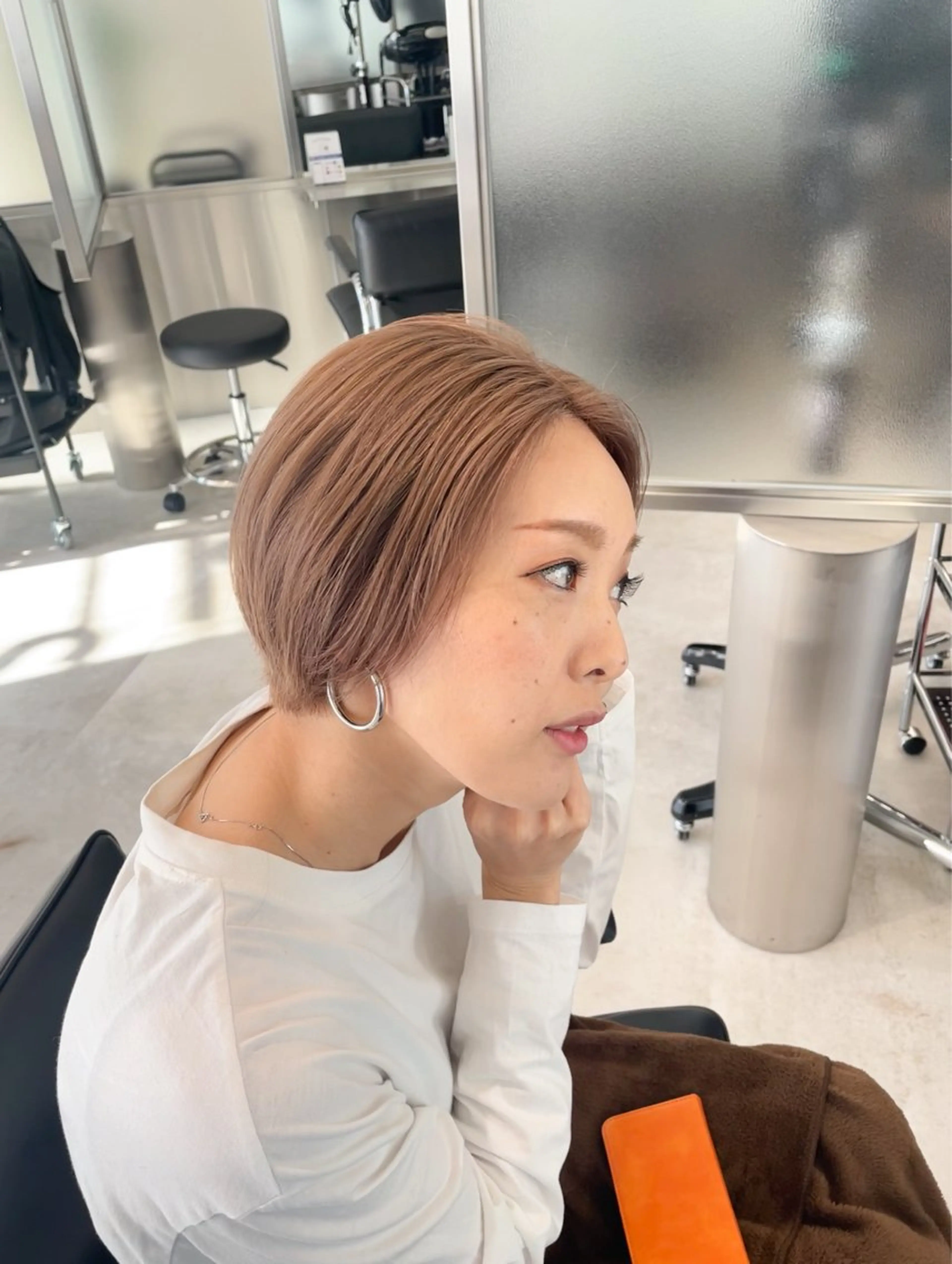 ショート カラー カット ヘアセット GO TODAY SHAiRE SALON所属・大人スタイル 太田のヘアスタイル