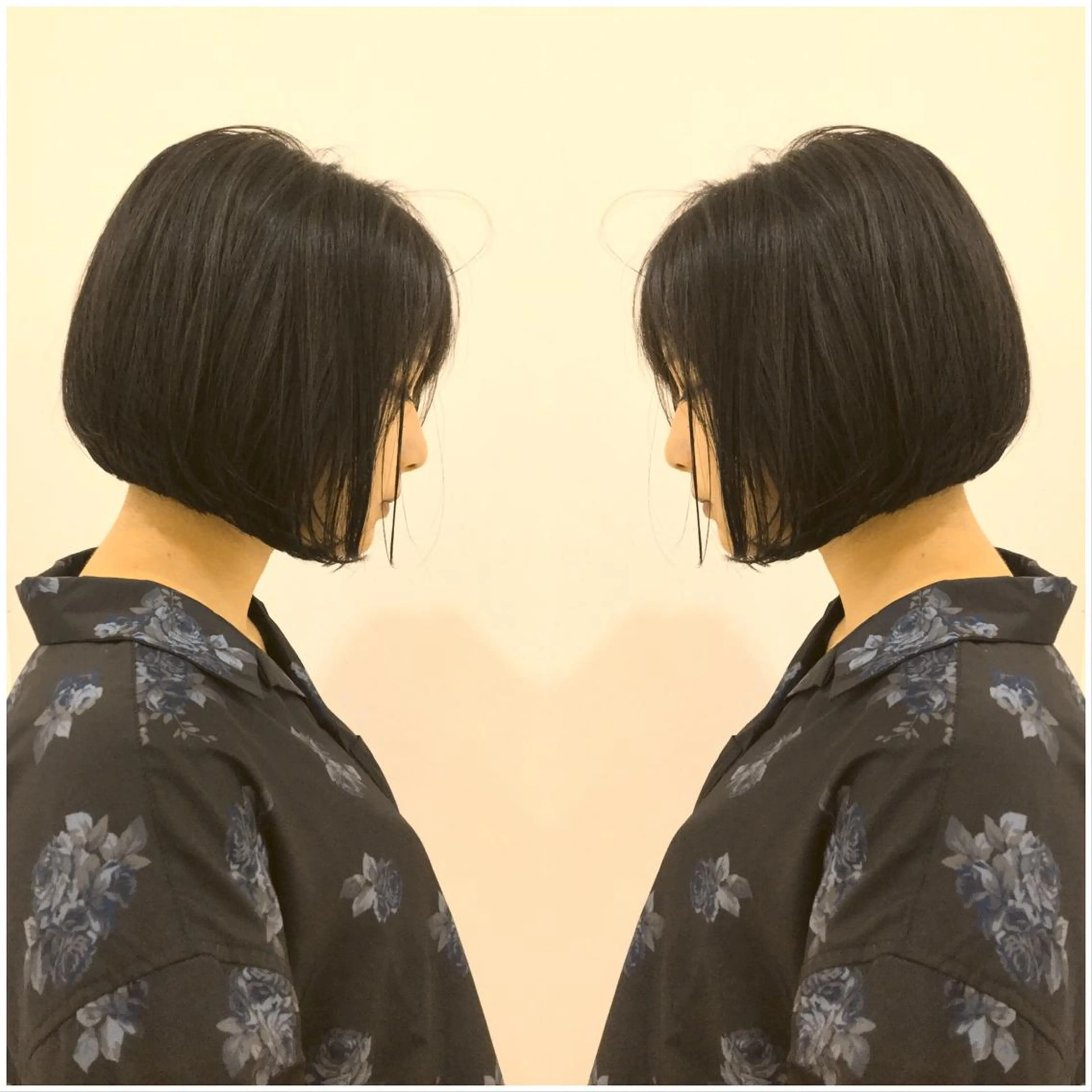 ショート ボブ カット ヘアカラー トリートメント 庄嶋 彩香のヘアスタイル