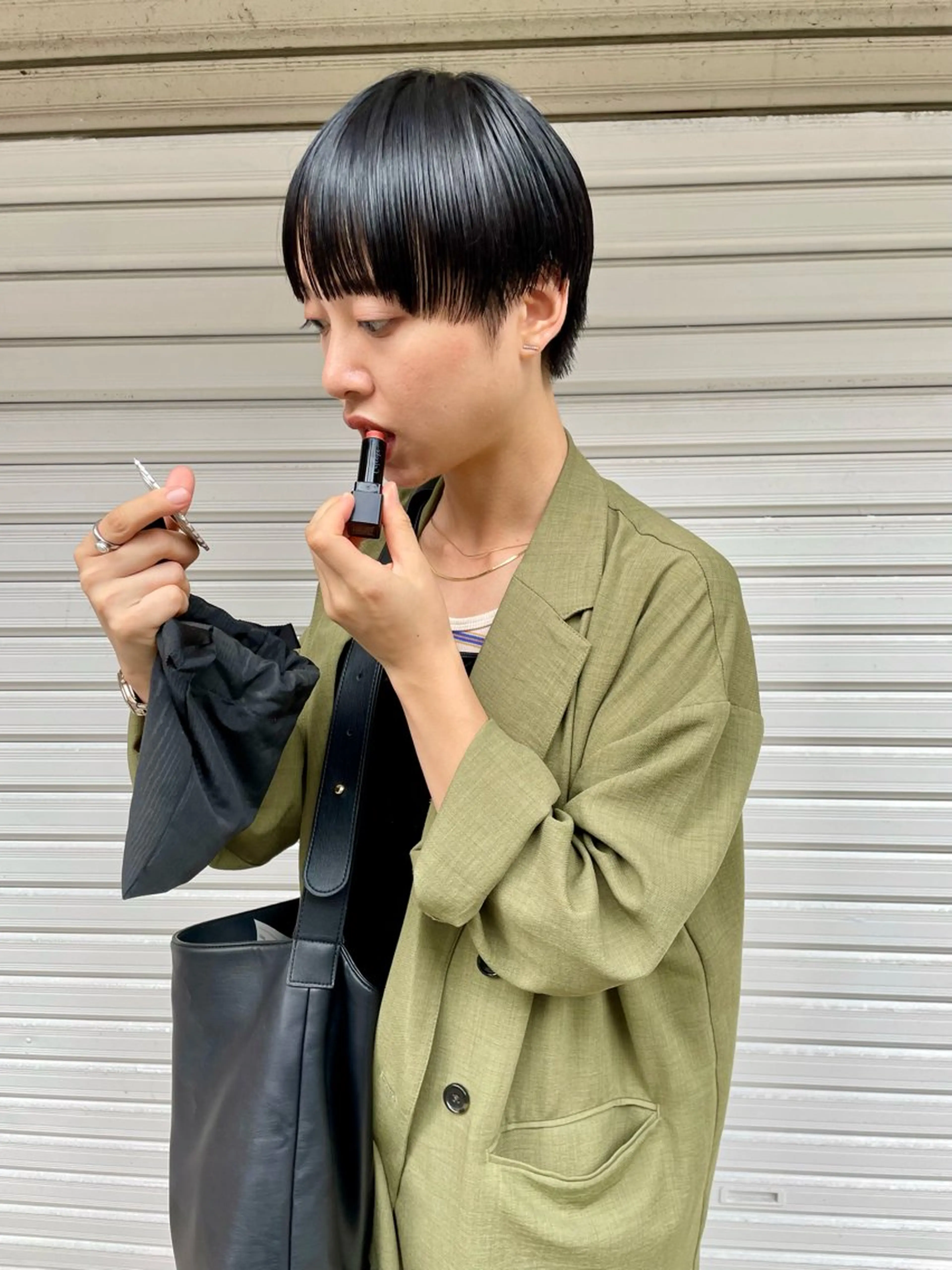 ショート オカモト ミユウのヘアスタイル