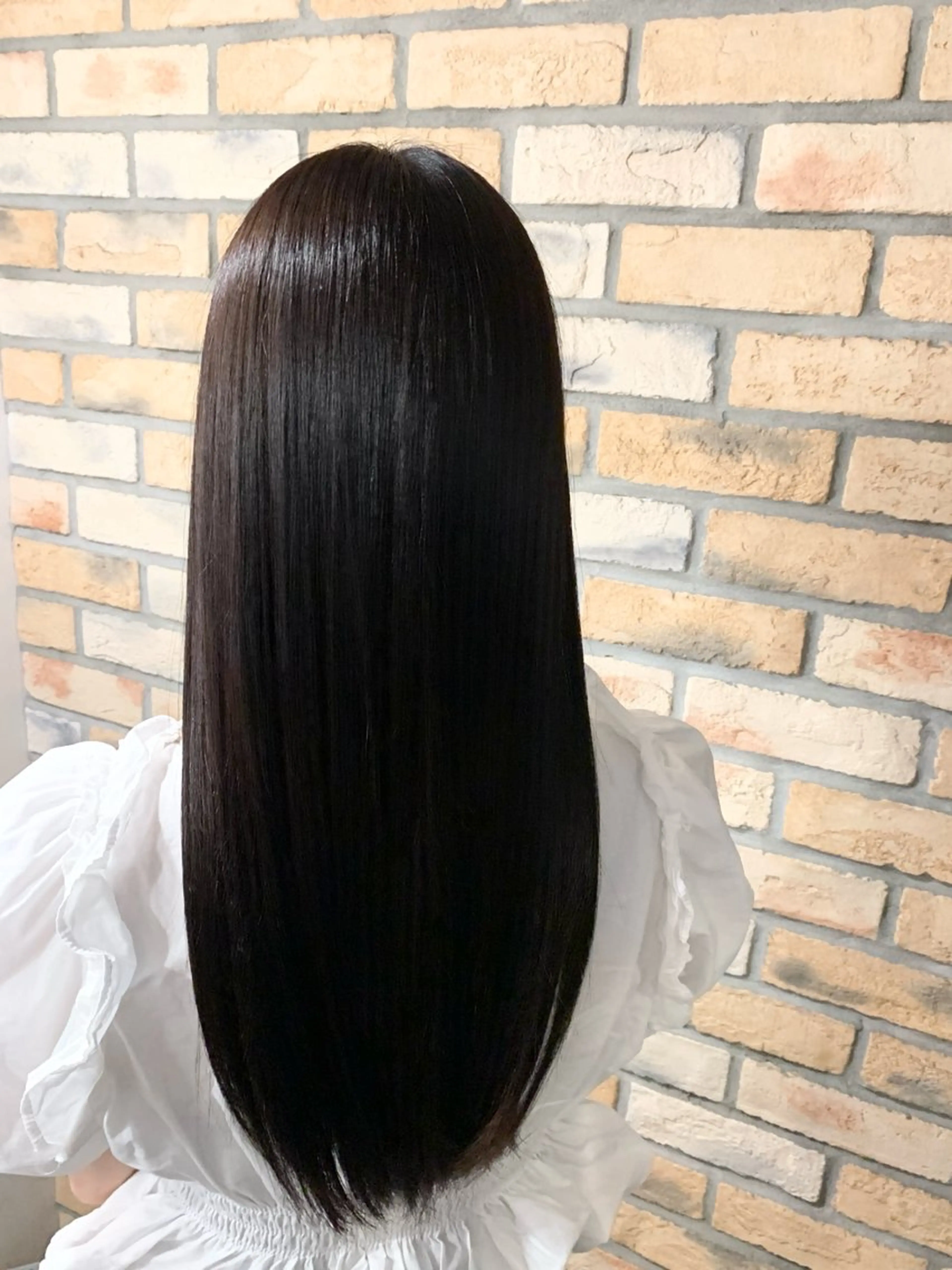 ロング カット 縮毛矯正 トリートメント ✂️ 小倉ちか✂️のヘアスタイル