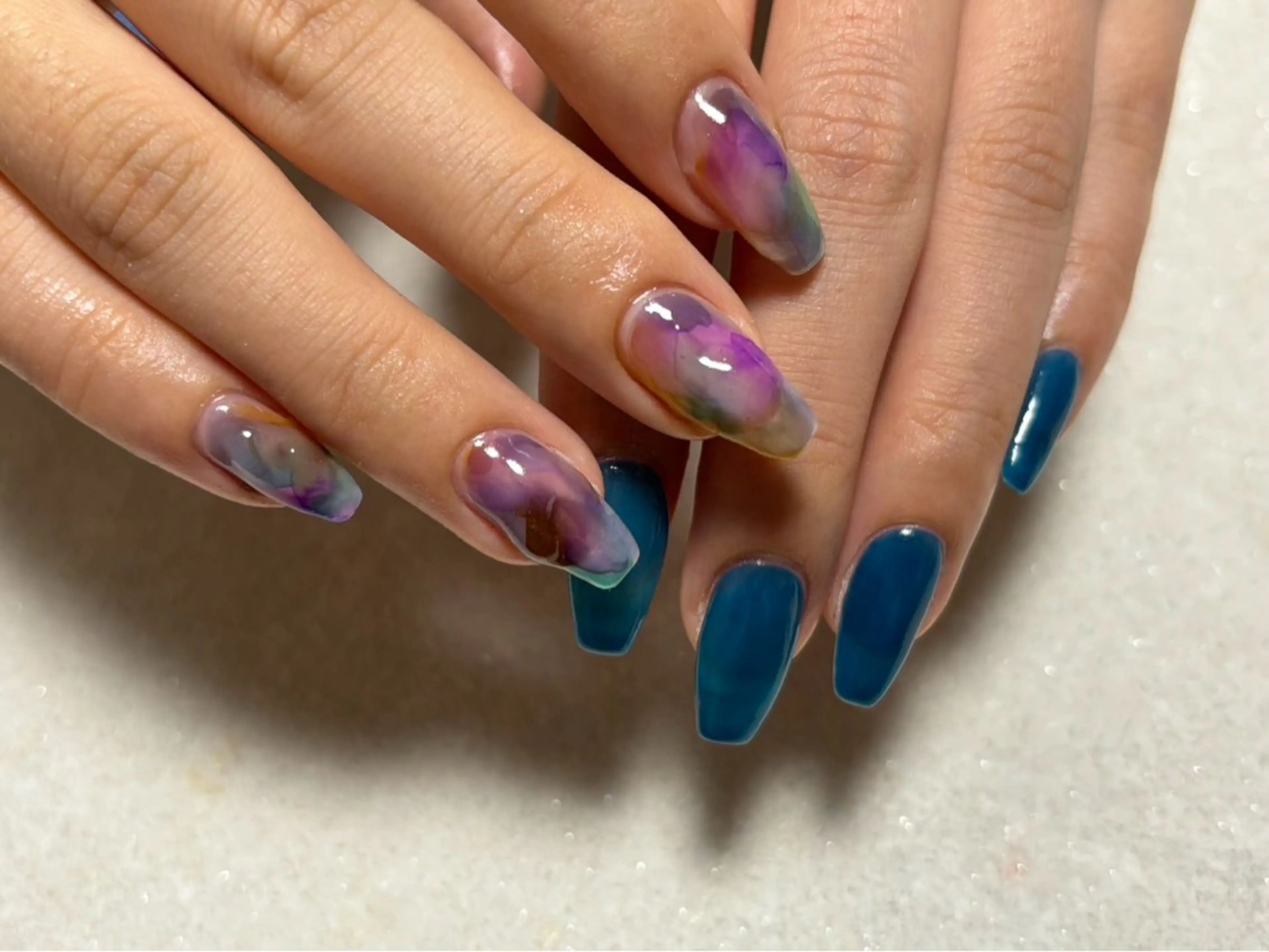 ネイル ジェルネイル 韓国ネイル メンズネイル ニュアンスネイル パラジェル kiki nail たまプラーザのネイルデザイン