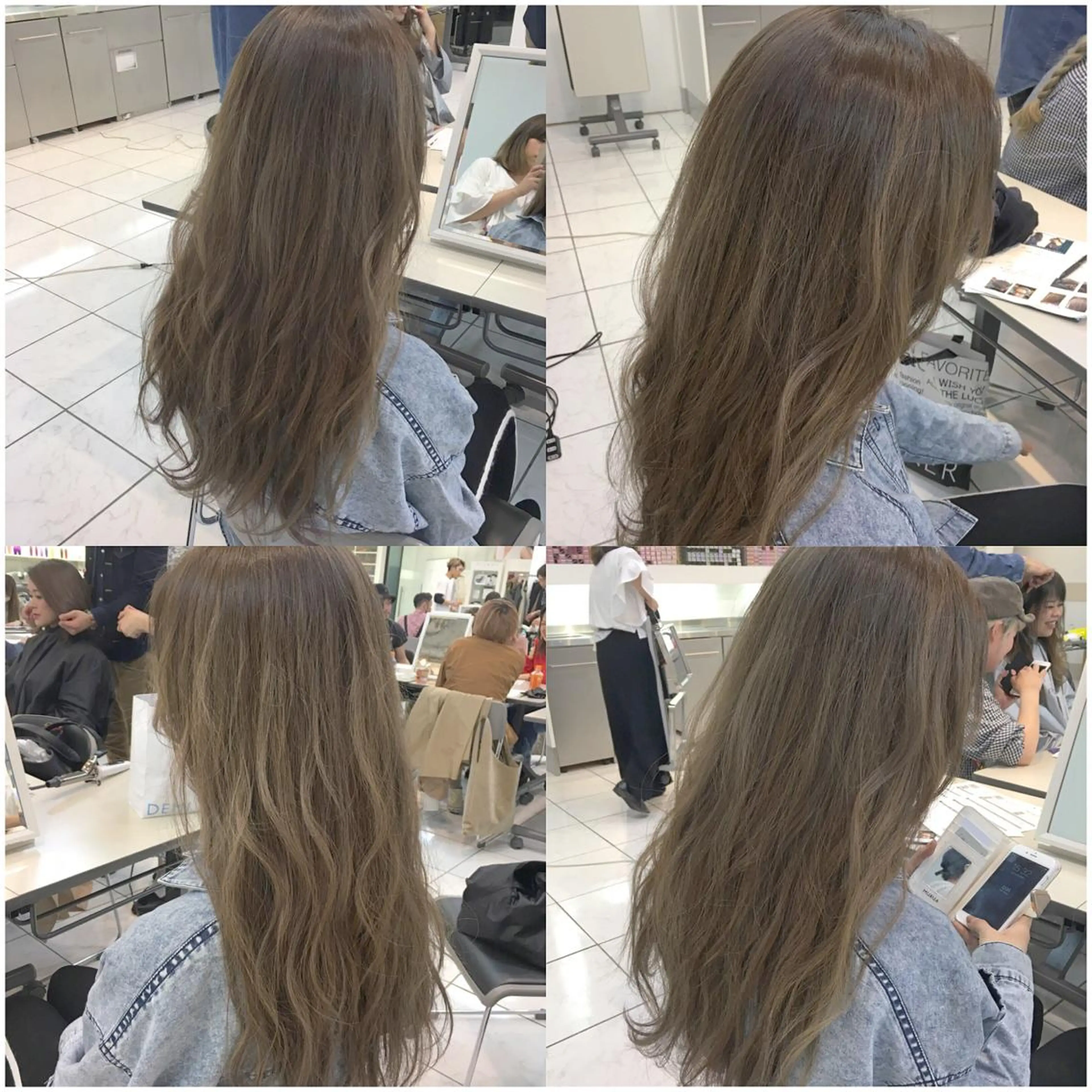 ロング カラー パーマ ヘアアレンジ アディクシーカラー ブリーチ グラデーションカラー ハイライトカラー 外国人風カラー ハイトーン特化🤍 浦住のヘアスタイル