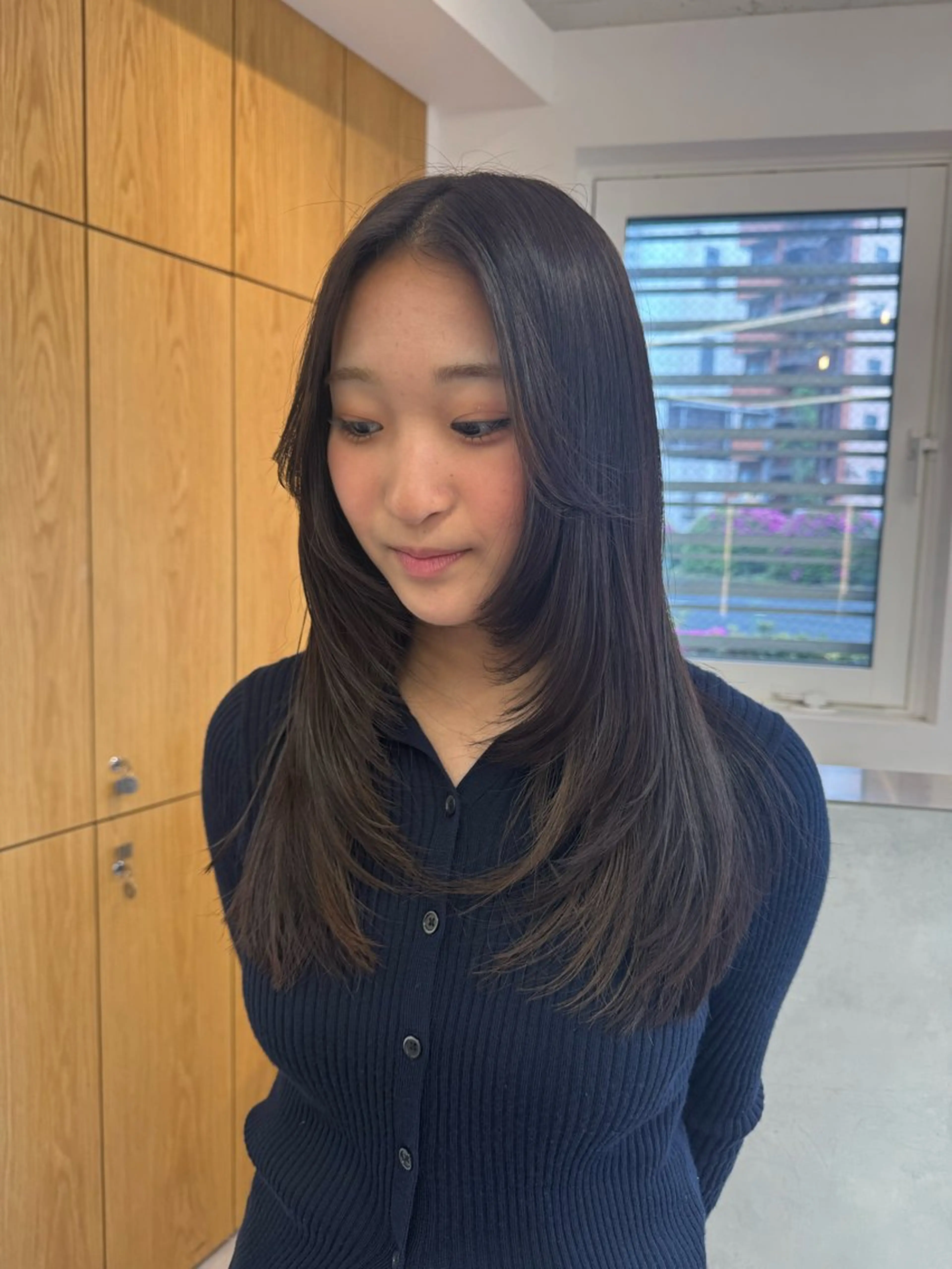 ロング 顔周りレイヤー /kokoro🦮のヘアスタイル