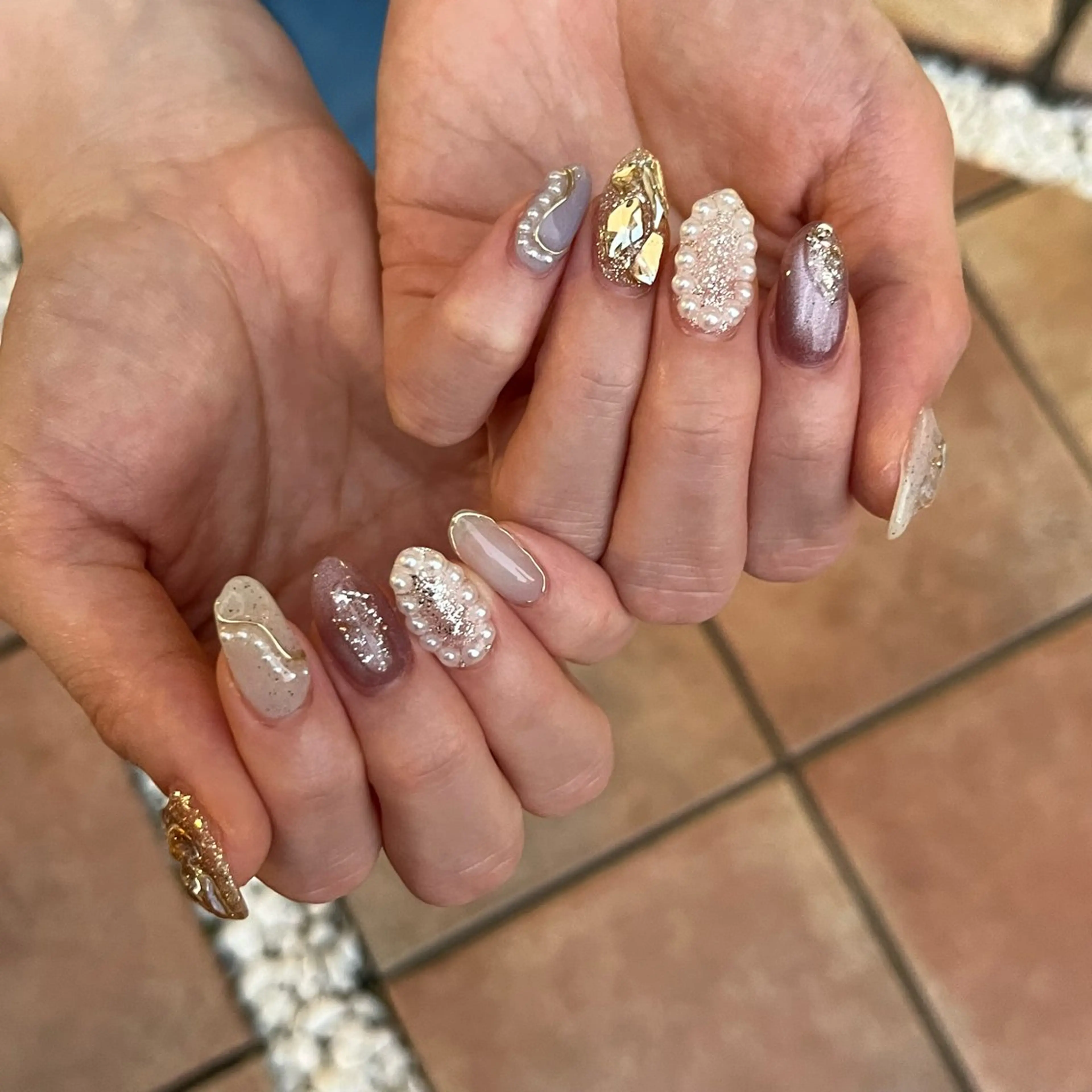 ネイル 夏ネイル ハンドネイル Lélia nailのネイルデザイン