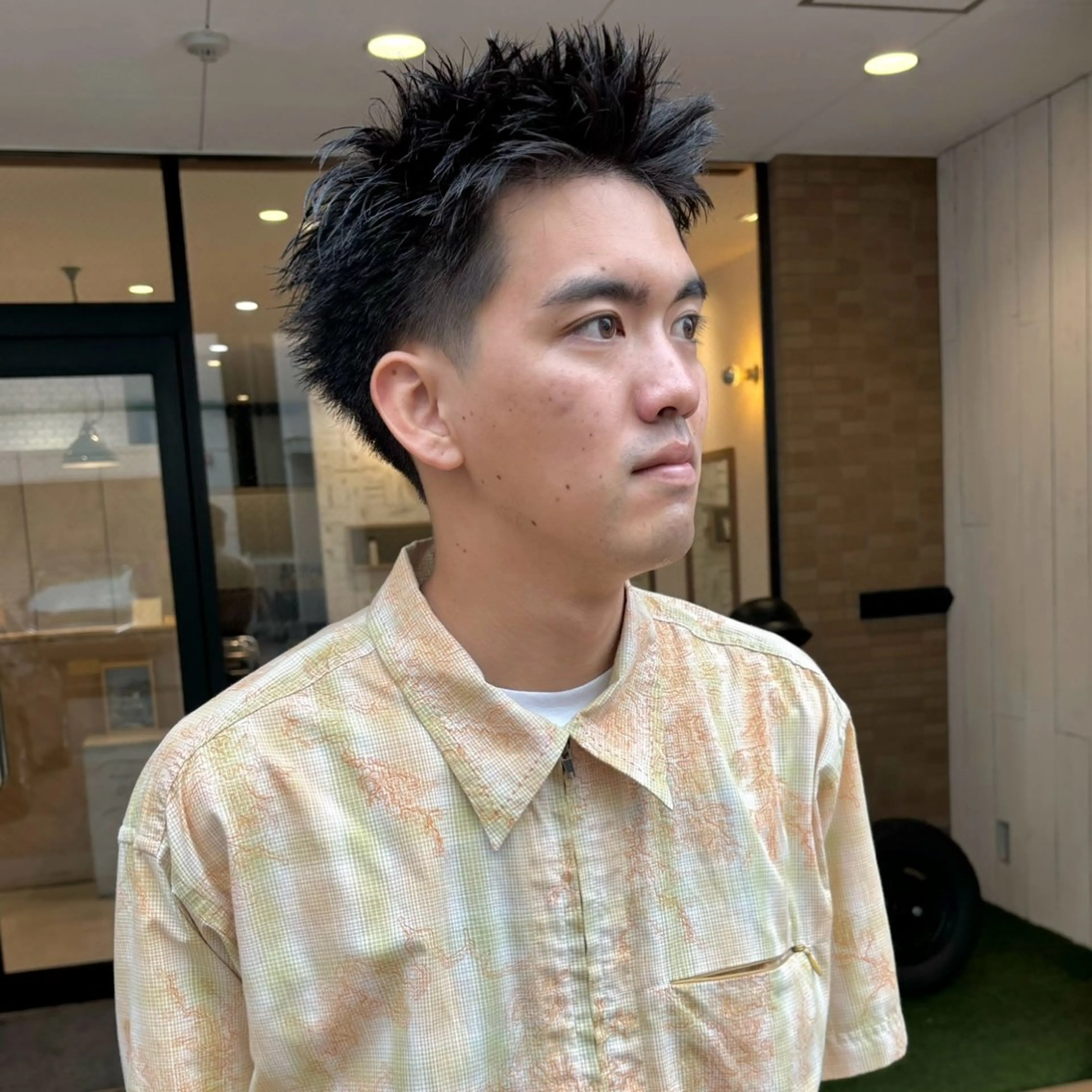 メンズ メンズショート スパイキーショート カット 【メンズショート 特化】村斎　伶次のヘアスタイル