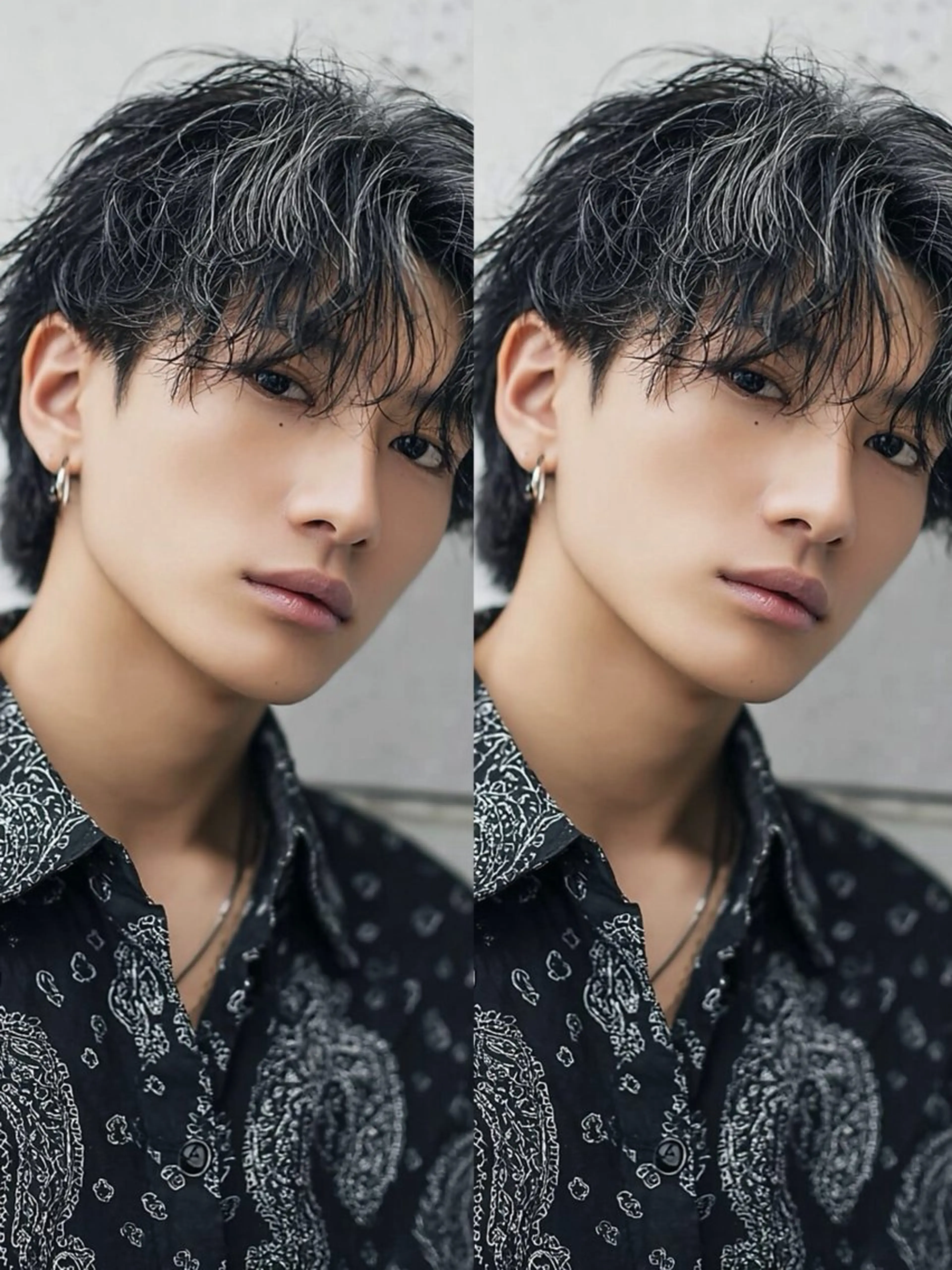 ミディアム カラー パーマ メンズ ミディアムパーマ メンズパーマ Men's特化 ✂️ 垢抜けパーマ/宮澤蓮のヘアスタイル