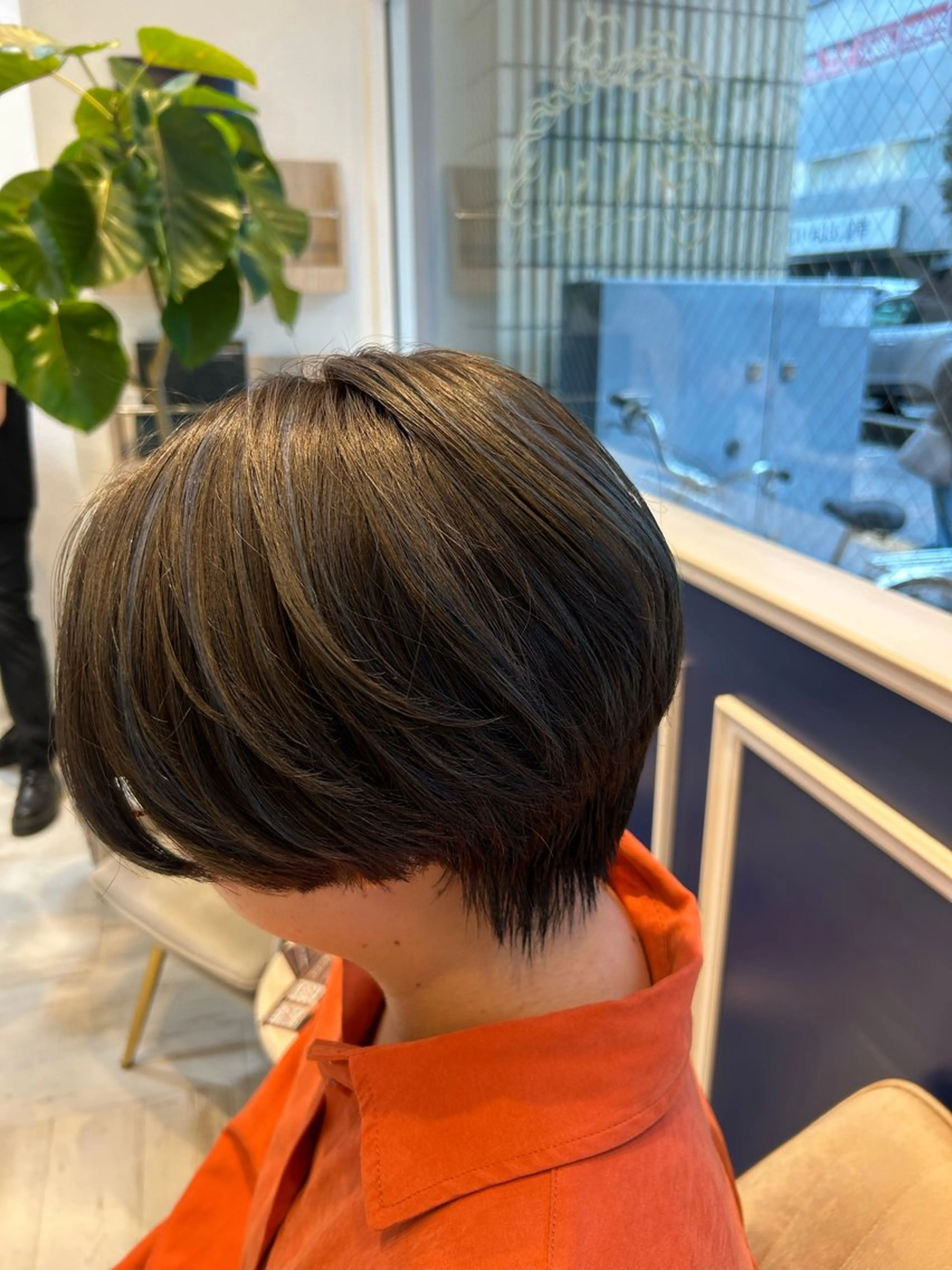 ショート カラー 鈴村 大介のヘアスタイル