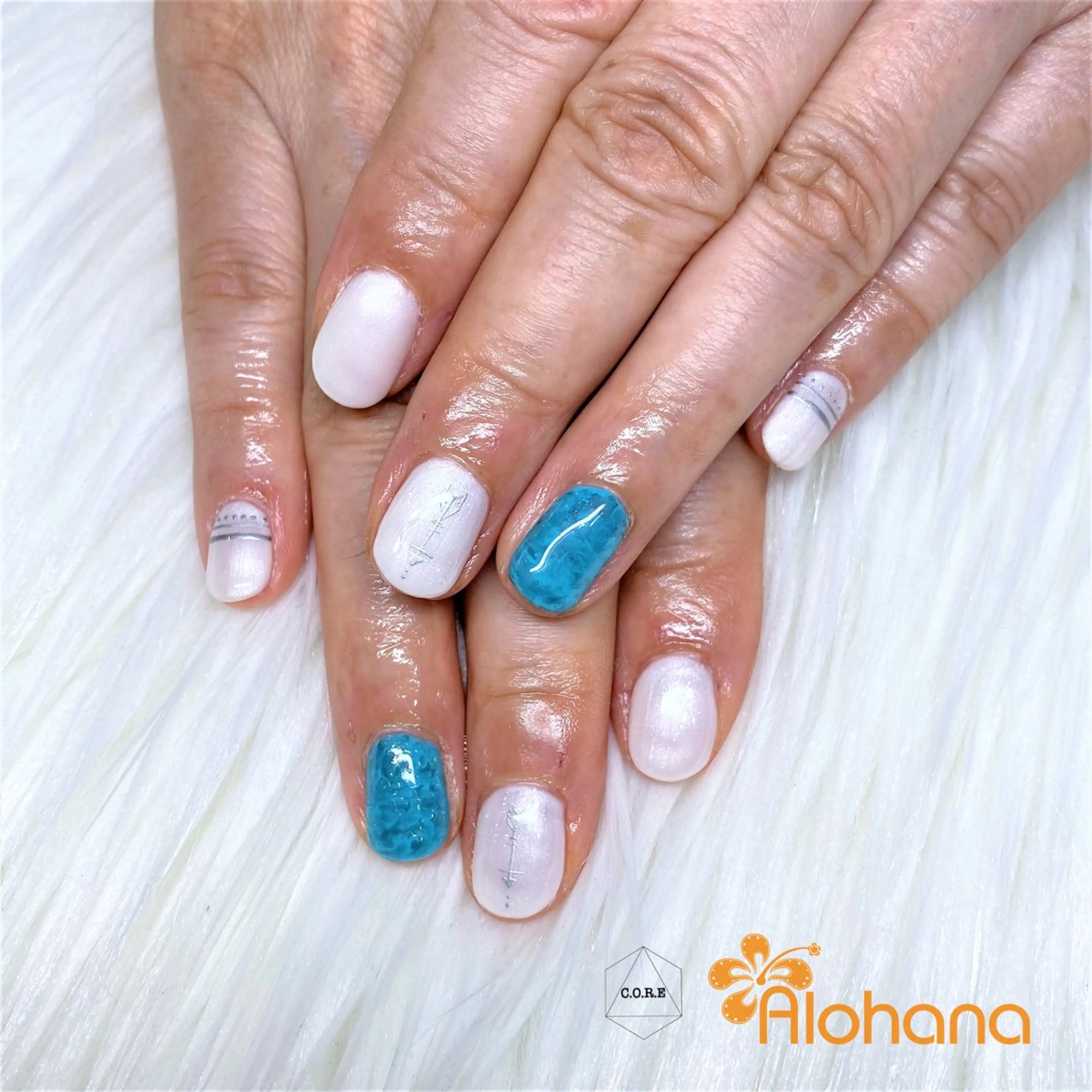 ネイル ハンドネイル Alohana Minaのネイルデザイン